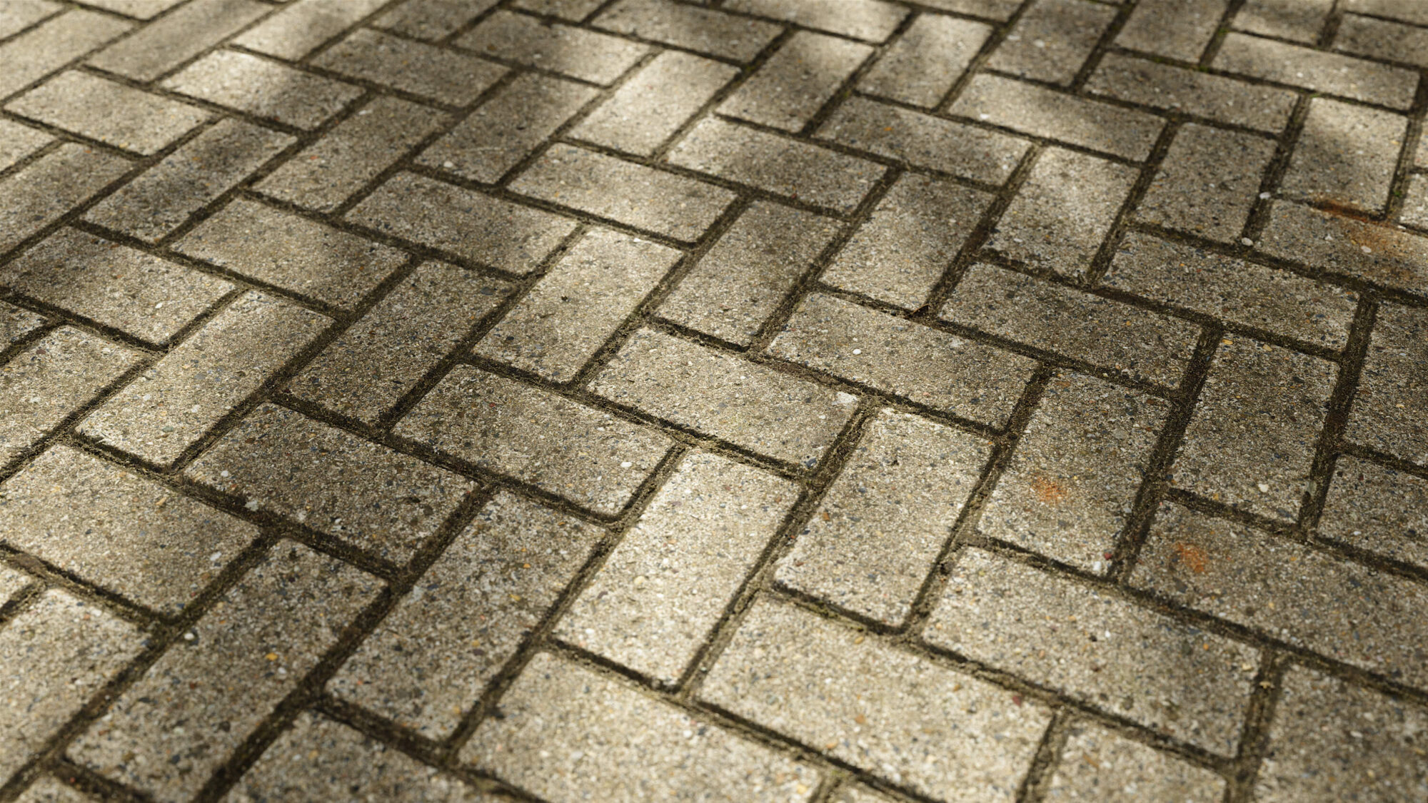 Seamless Herringbone Brick Floor Texture