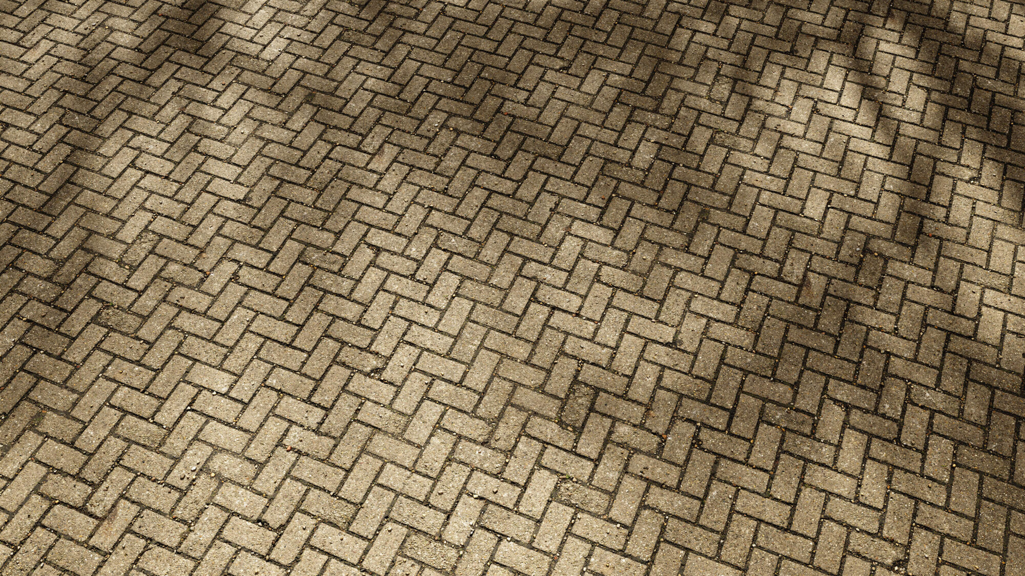 Seamless Herringbone Brick Floor Texture