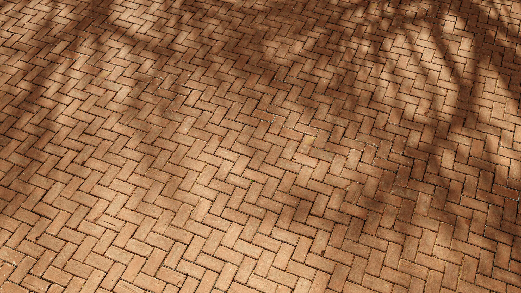 Seamless Herringbone Brick Floor Texture