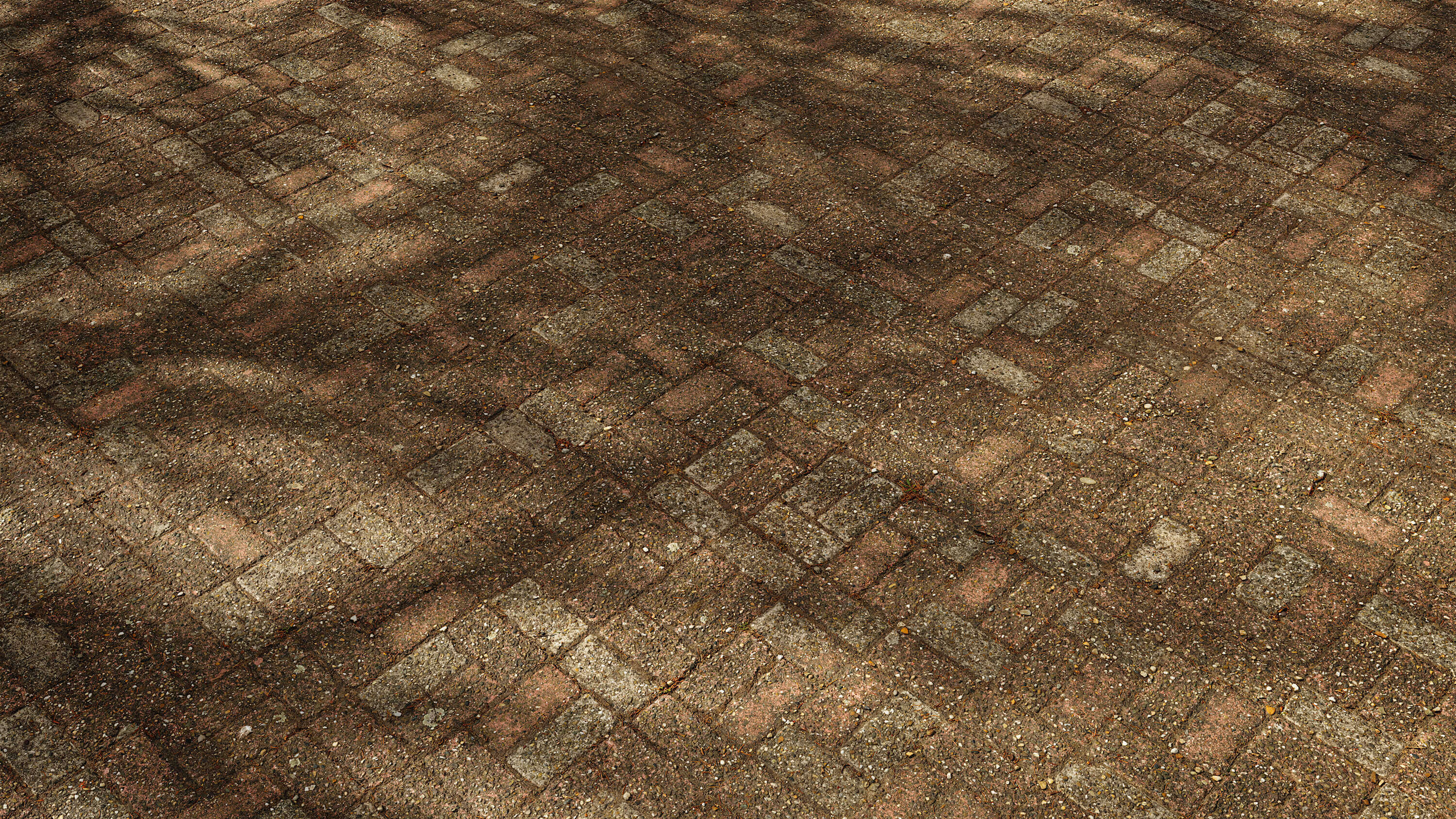 high resolution Seamless brick floor texture