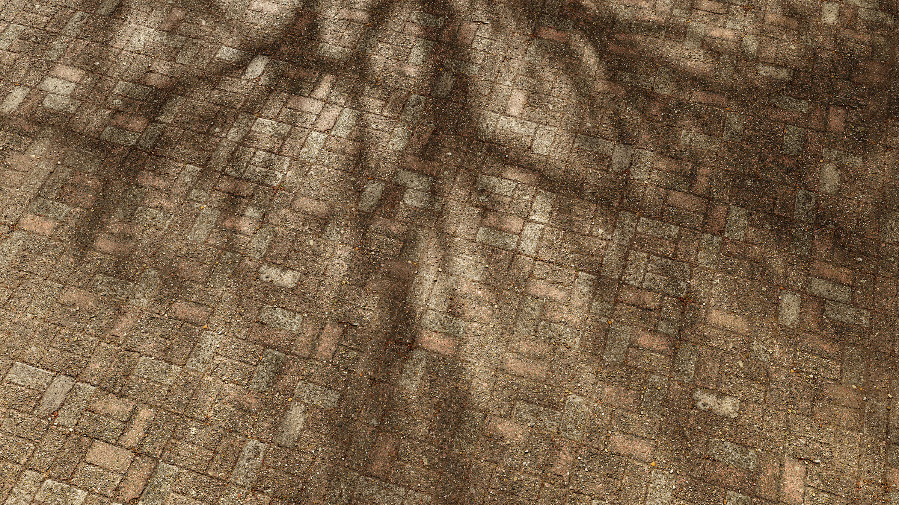 high resolution Seamless brick floor texture