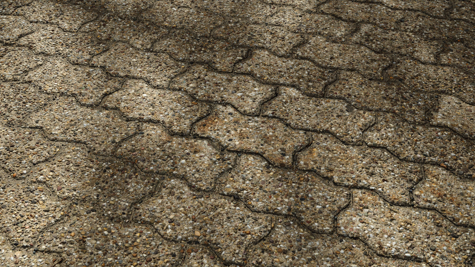 Seamless Brick Floor Texture