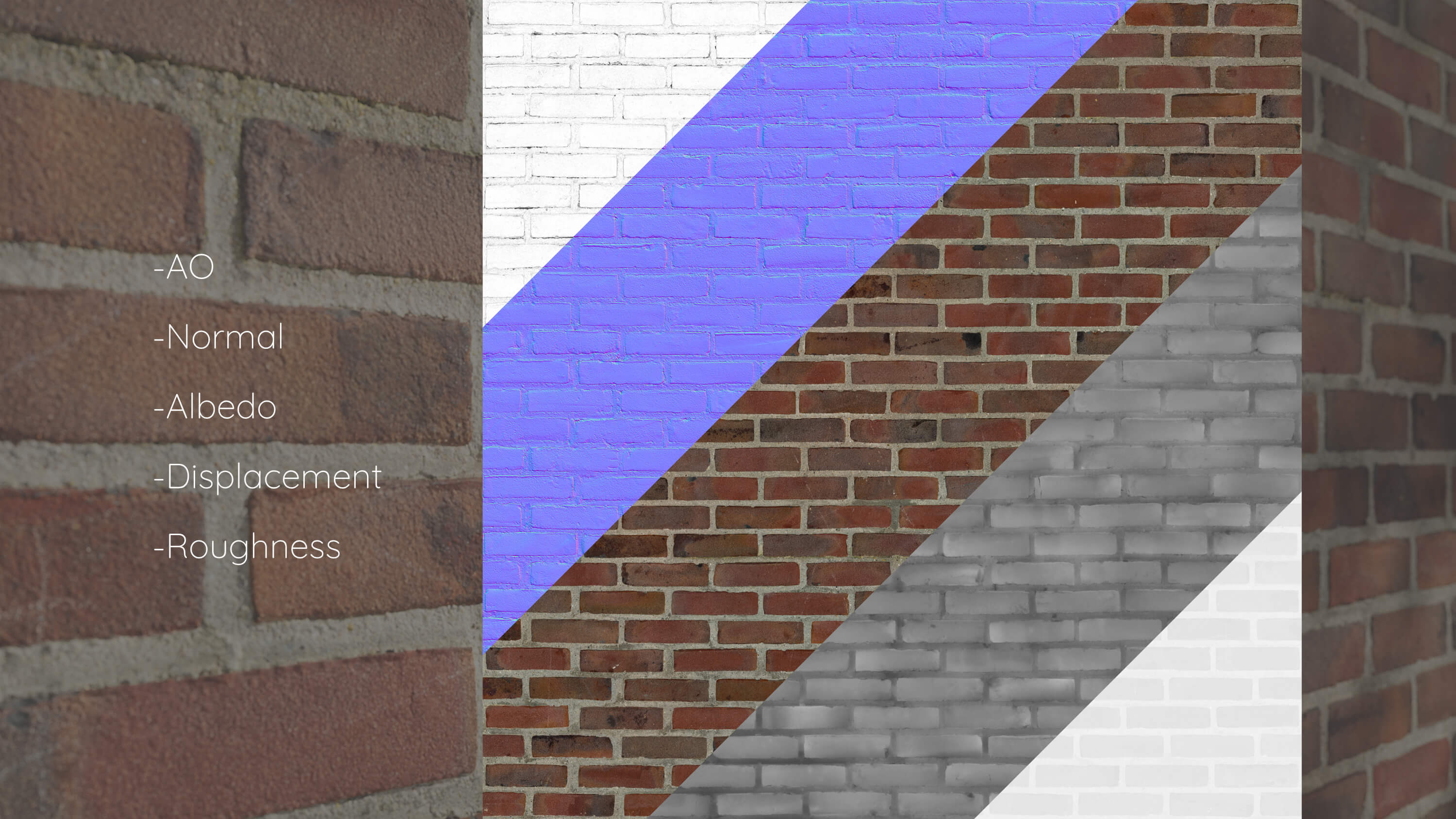 High resolution seamless brick wall texture