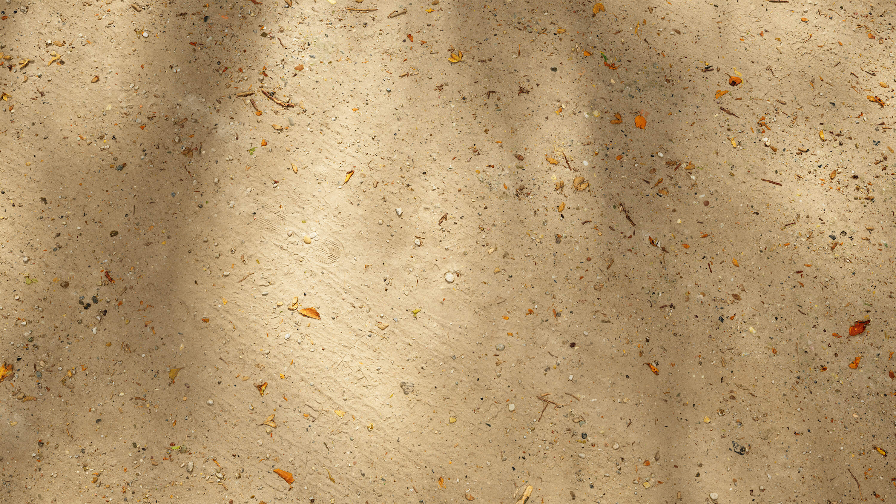 3d scanned sand road seamless texture
