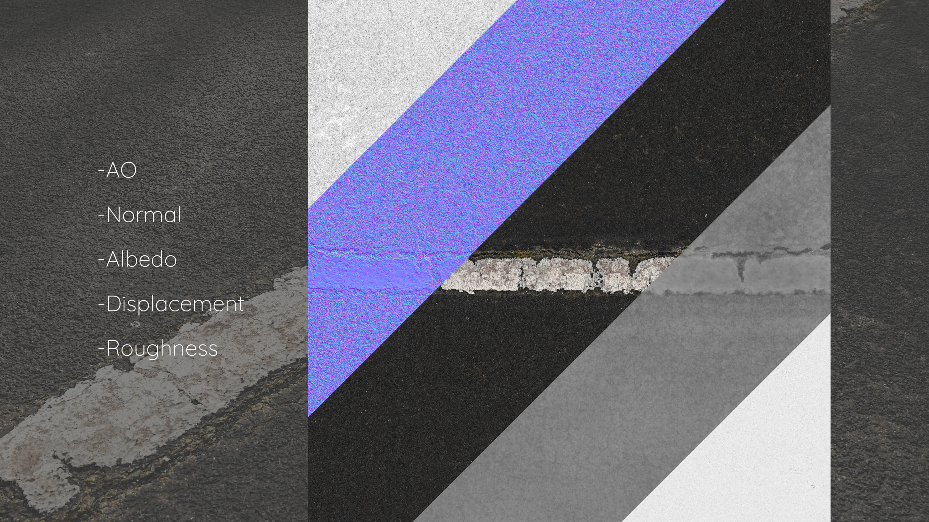 high resolution striped asphalt texture seamless