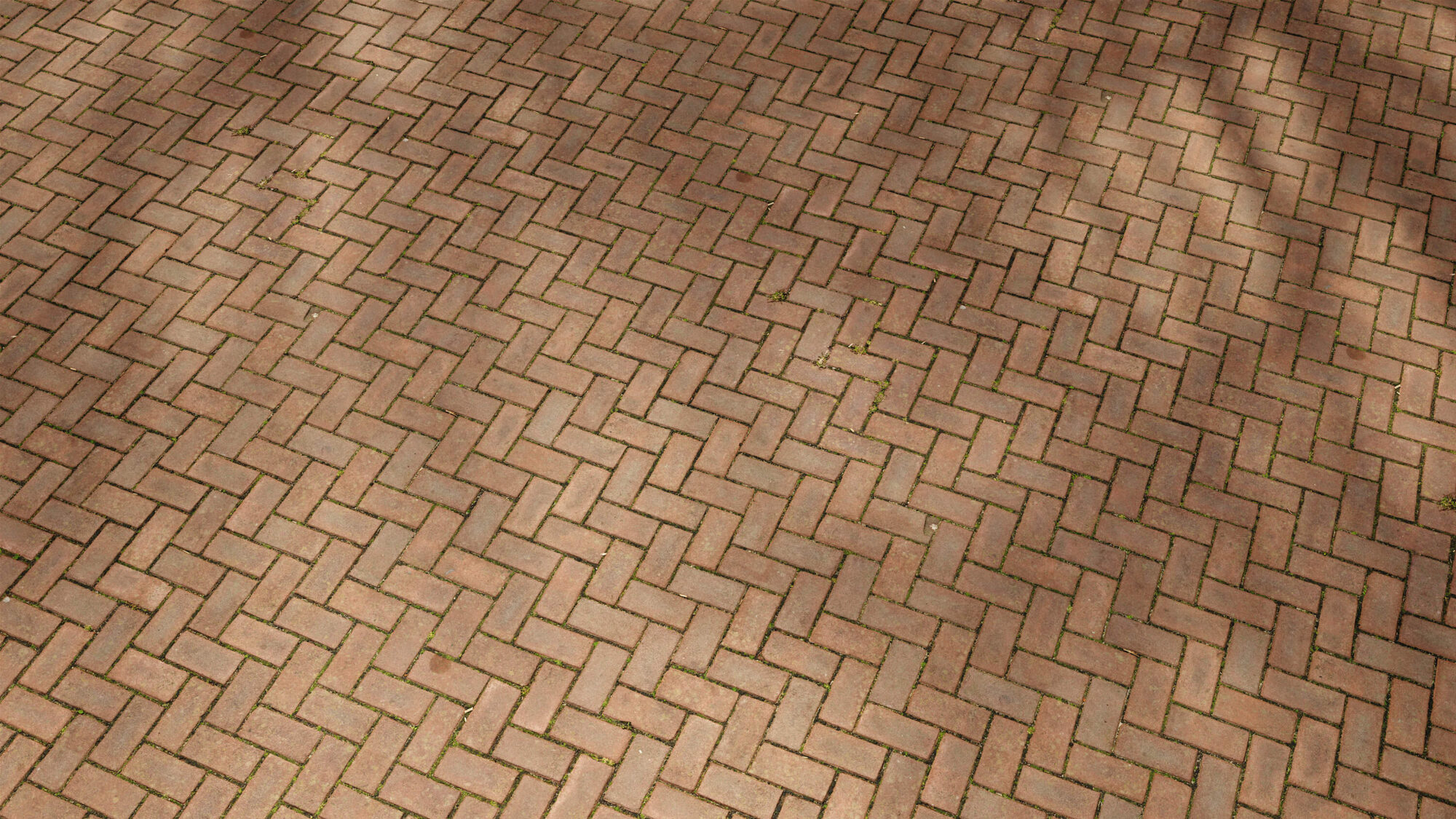 Seamless Herringbone Brick Floor Texture