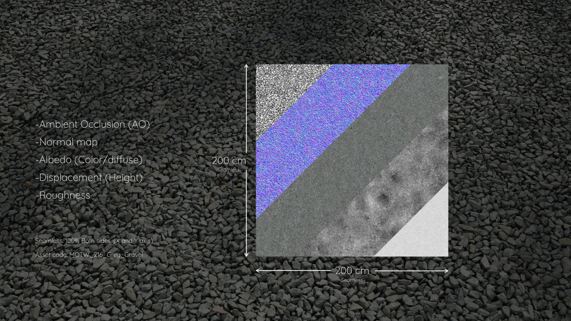 Seamless Gravel Texture