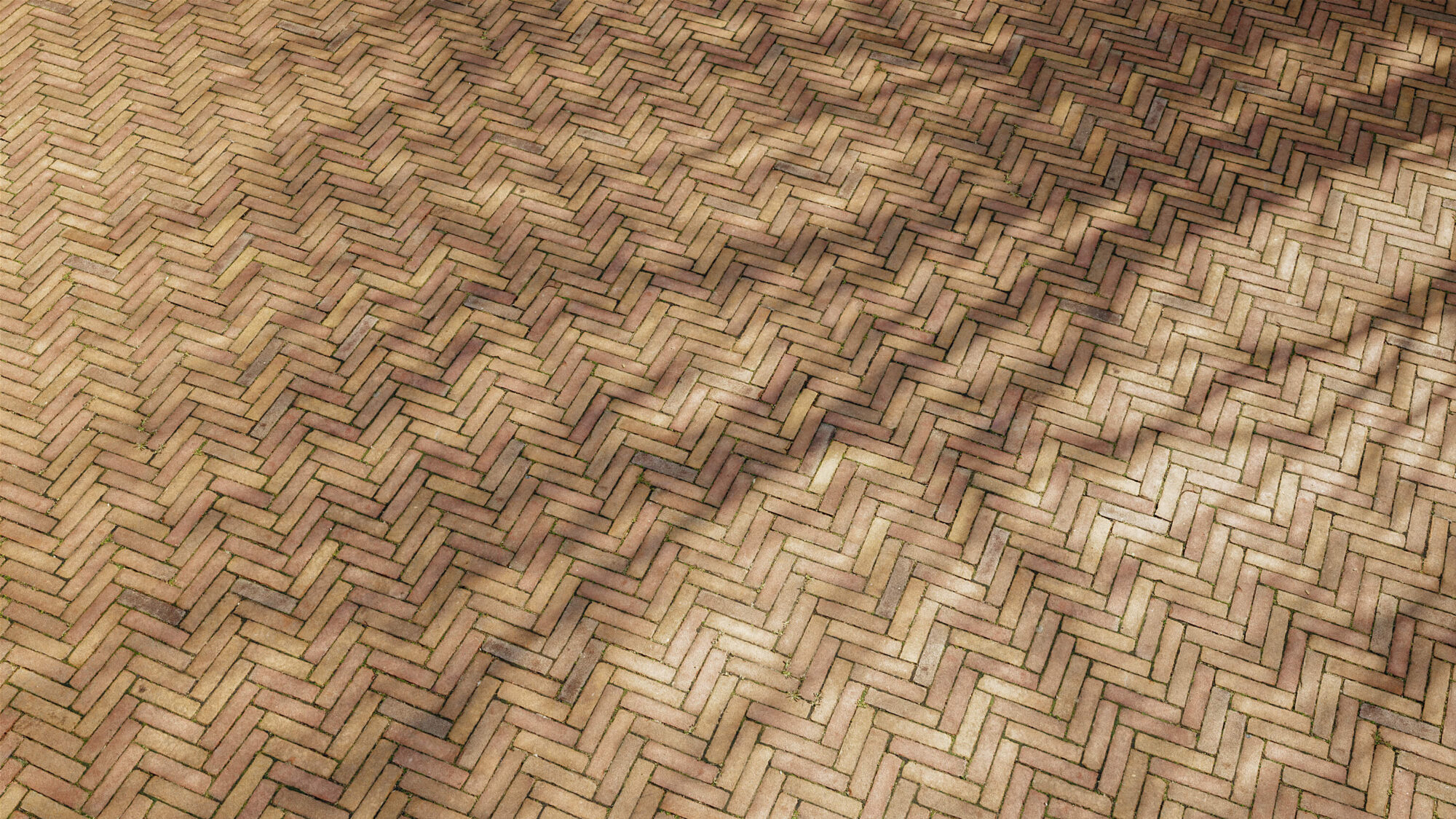 Seamless Herringbone Brick Floor Texture