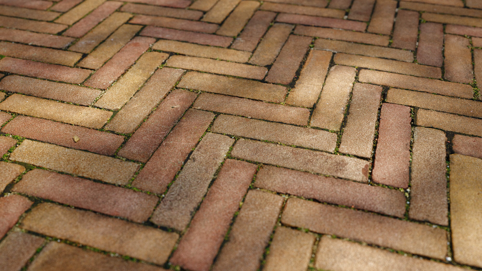 Seamless Herringbone Brick Floor Texture