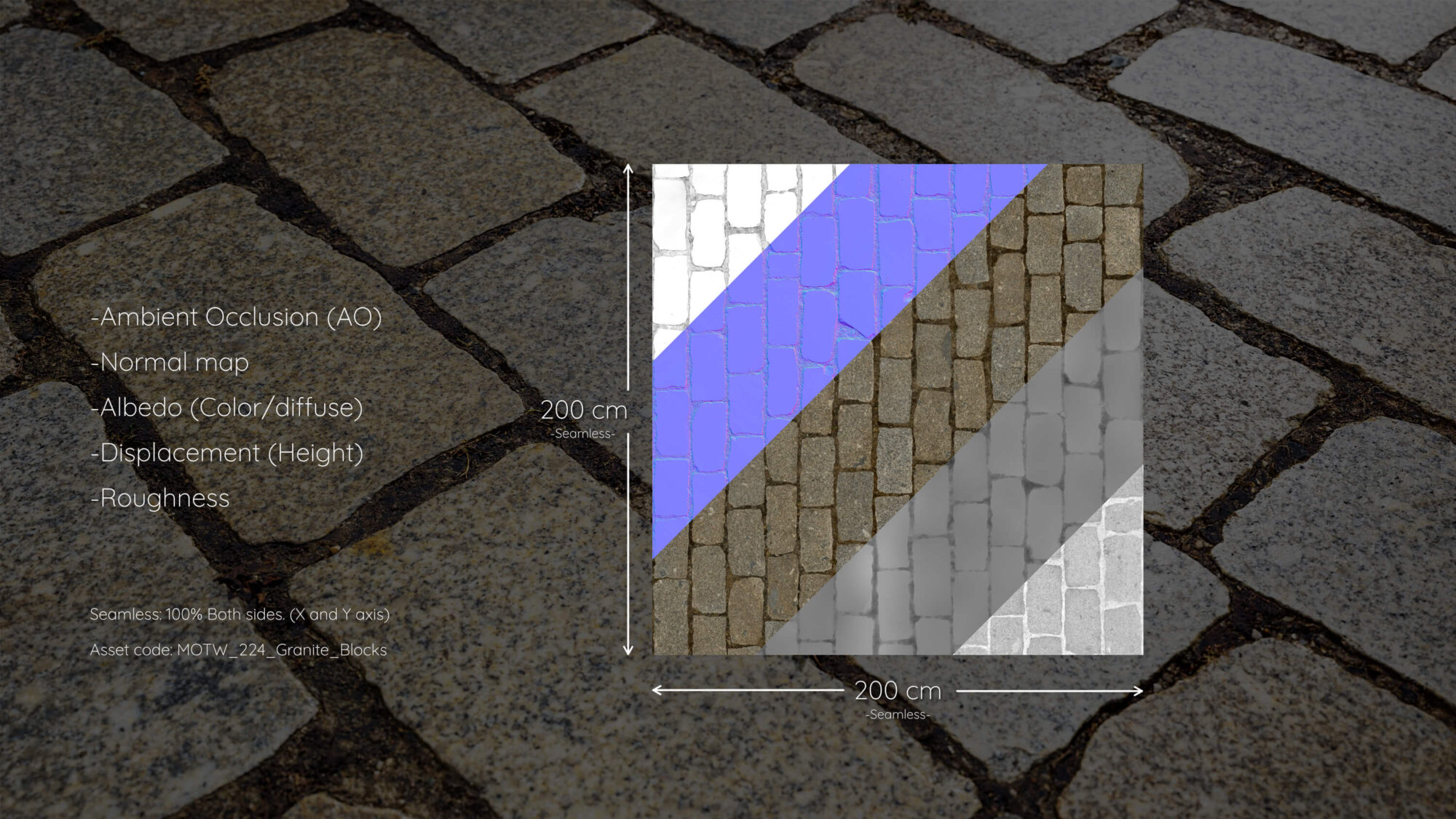 Seamless Cobblestone Floor Texture