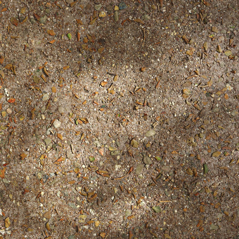 HighResolution Seamless Rocky Forest Ground PBR Texture