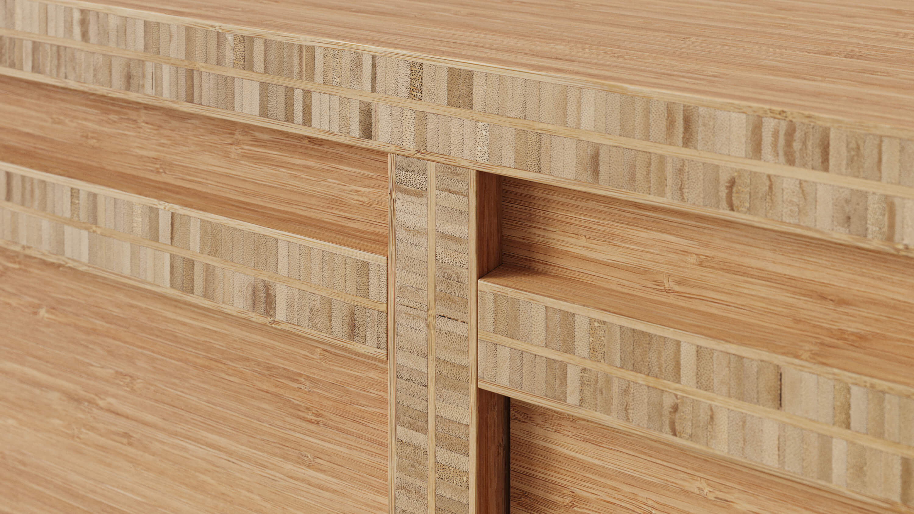 High Quality Seamless Bamboo wood veneer texture