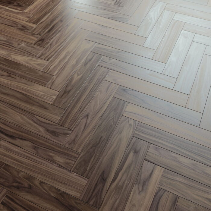 High Resolution 40k Seamless Walnut Herringbone Floor Texture