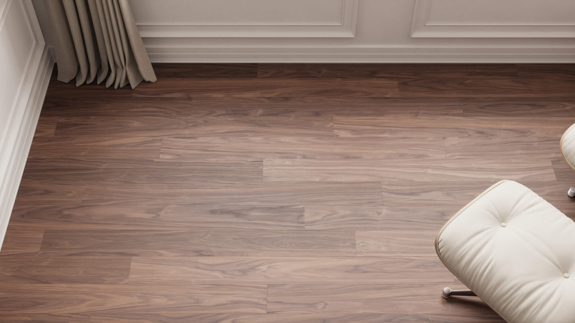 Seamless Walnut Wood Plank Floor Texture