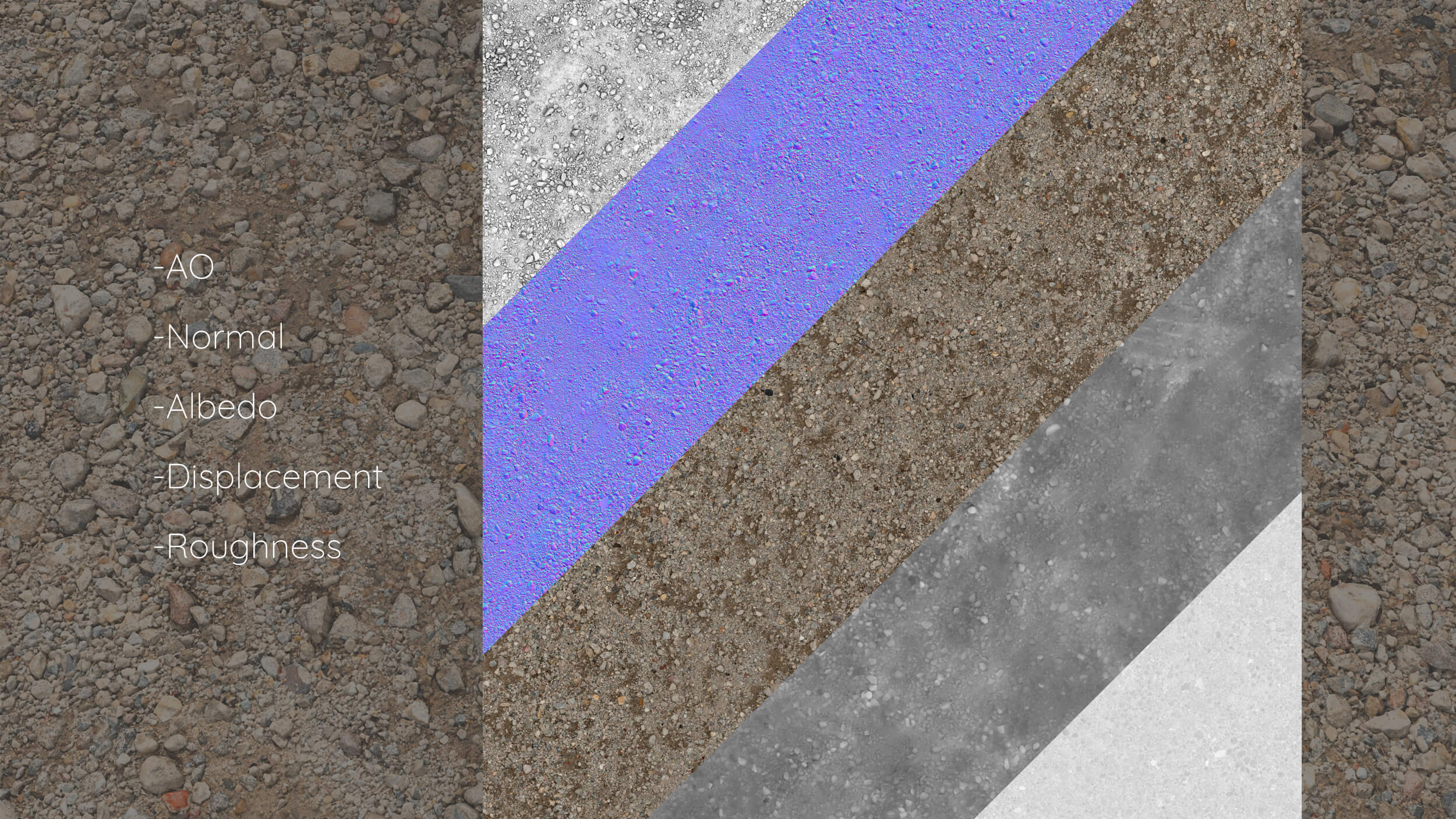 high resolution seamless construction gravel texture