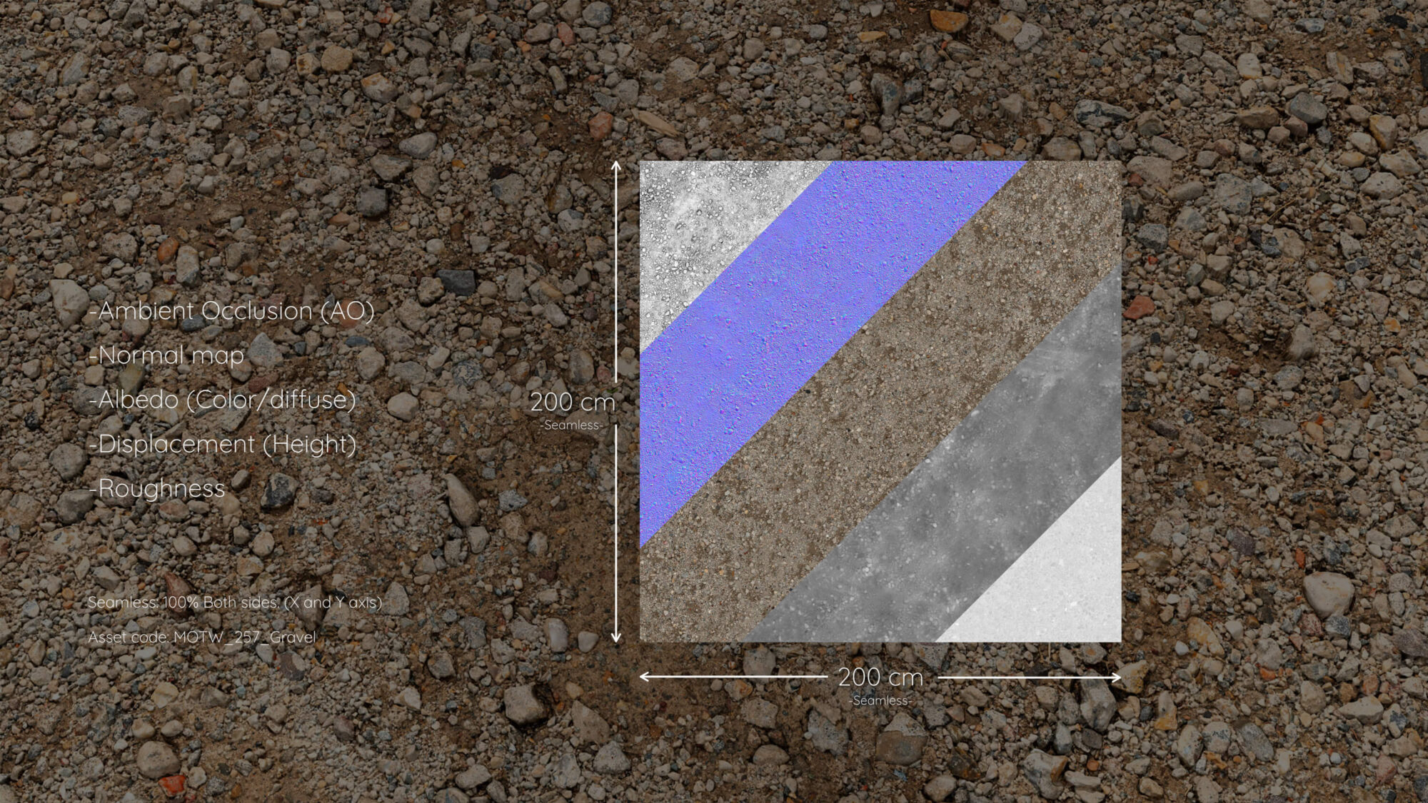 Seamless Gravel Texture