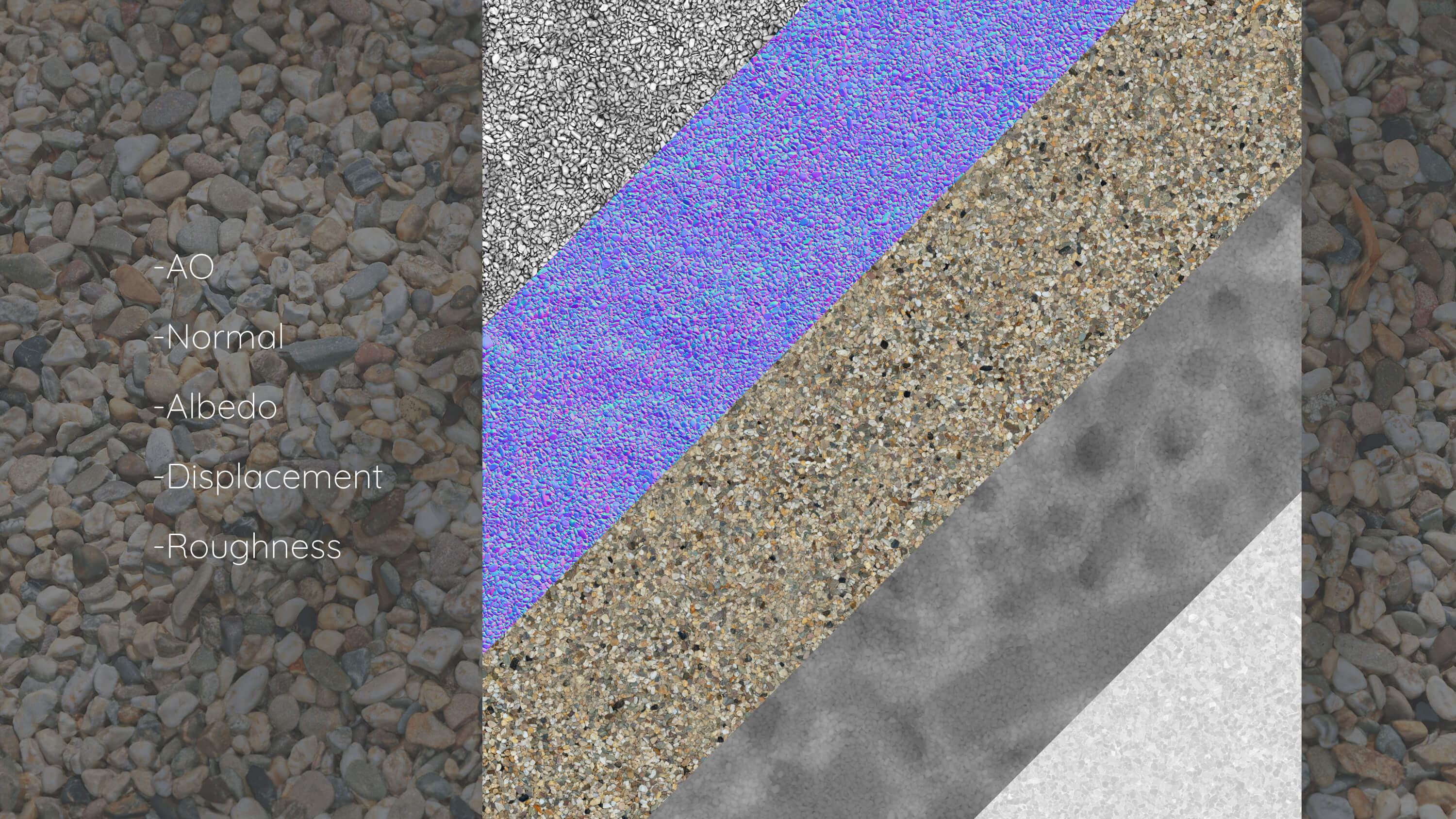high resolution seamless pebble floor ground texture