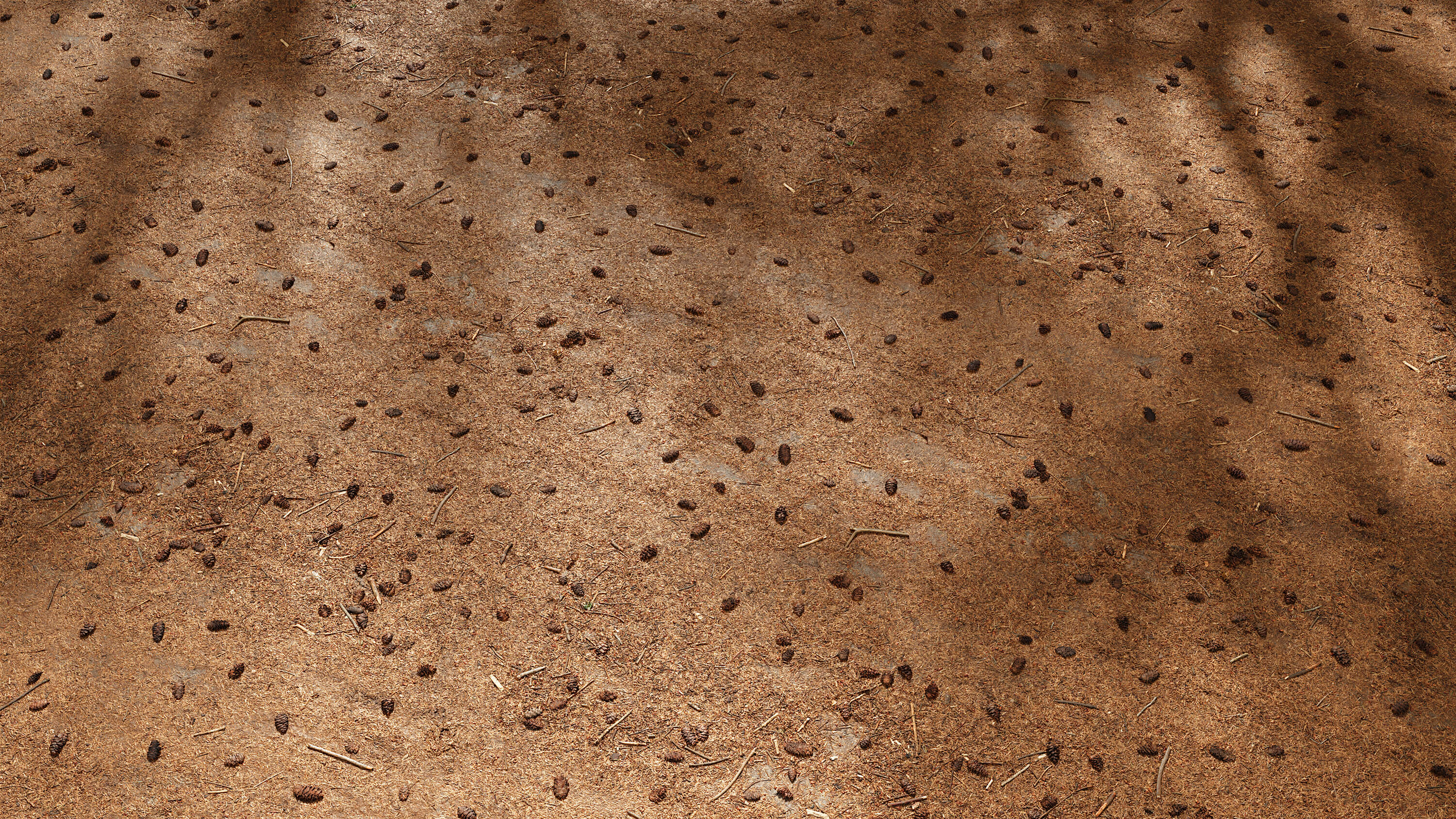 seamless forest floor PBR texture