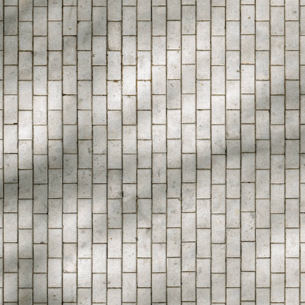 High Resolution Seamless Brick Pavement Texture