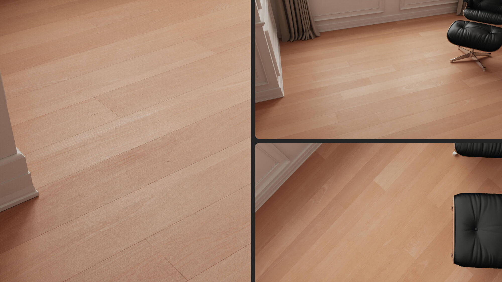 Seamless Beech Wood Plank Floor Texture