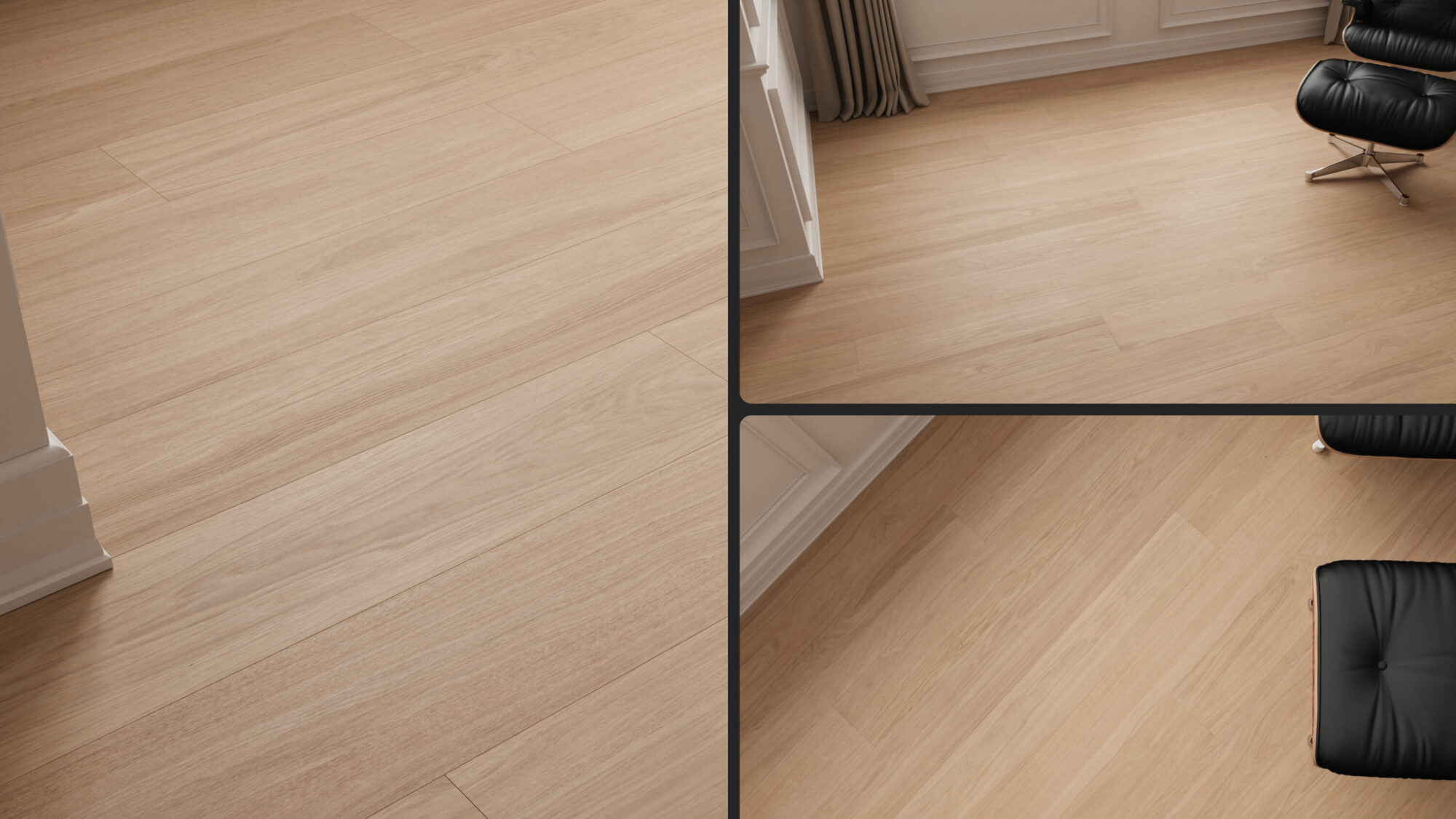 Seamless Oak Wood Plank Floor Texture