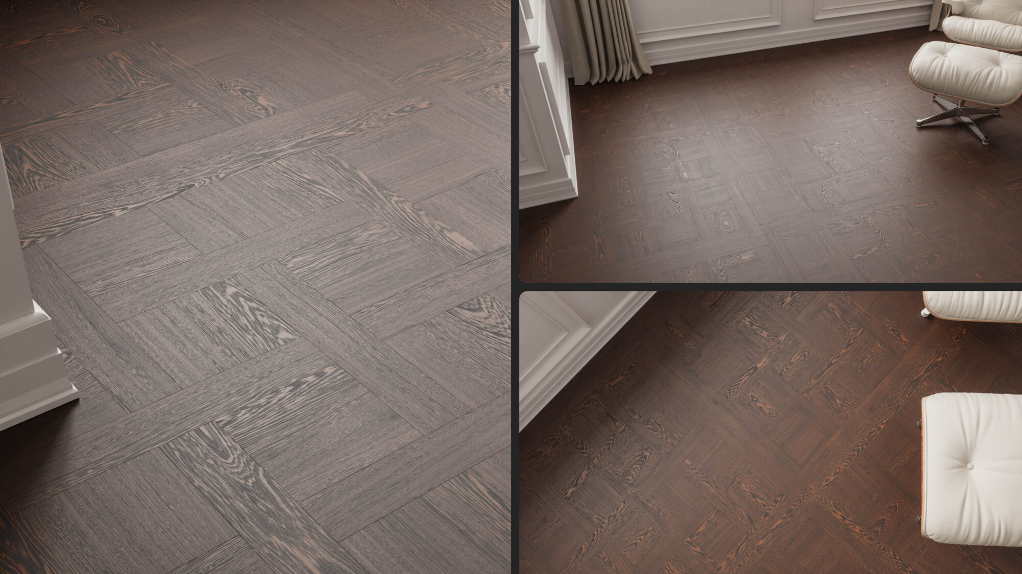 Seamless Wenge Wood Chantilly Floor  Texture