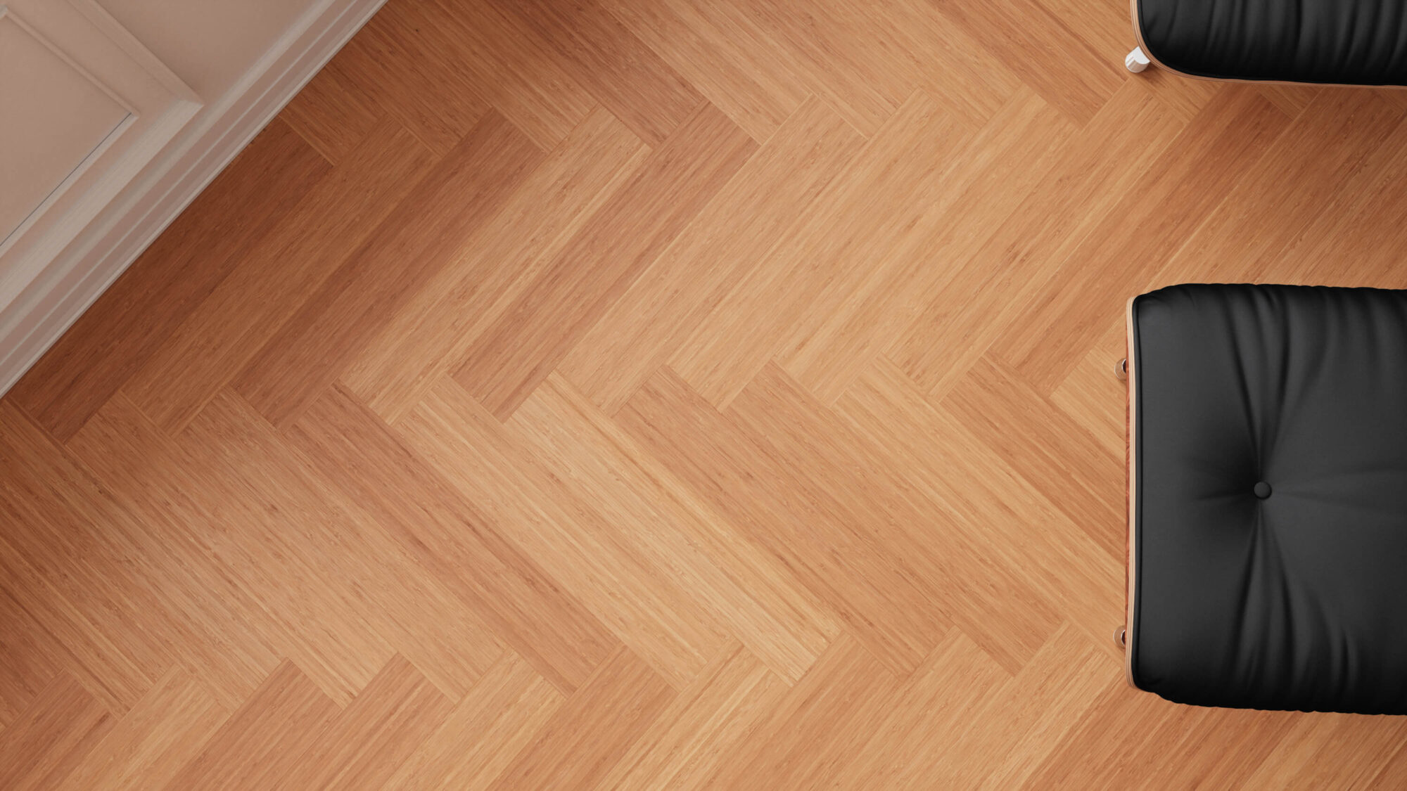 Seamless Bamboo Wood Herringbone Floor Texture