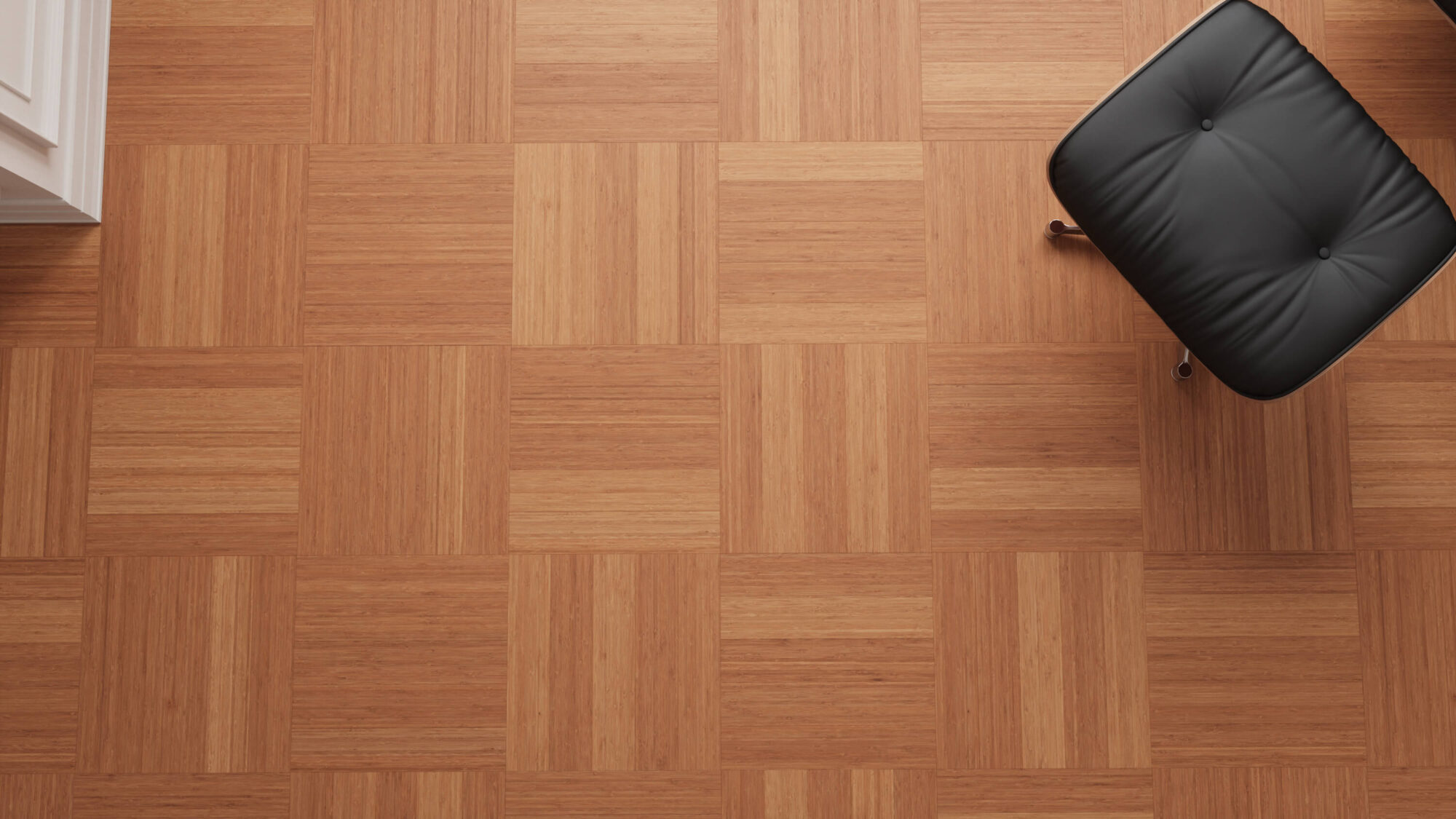 Seamless Bamboo Wood Mosaic Floor Texture