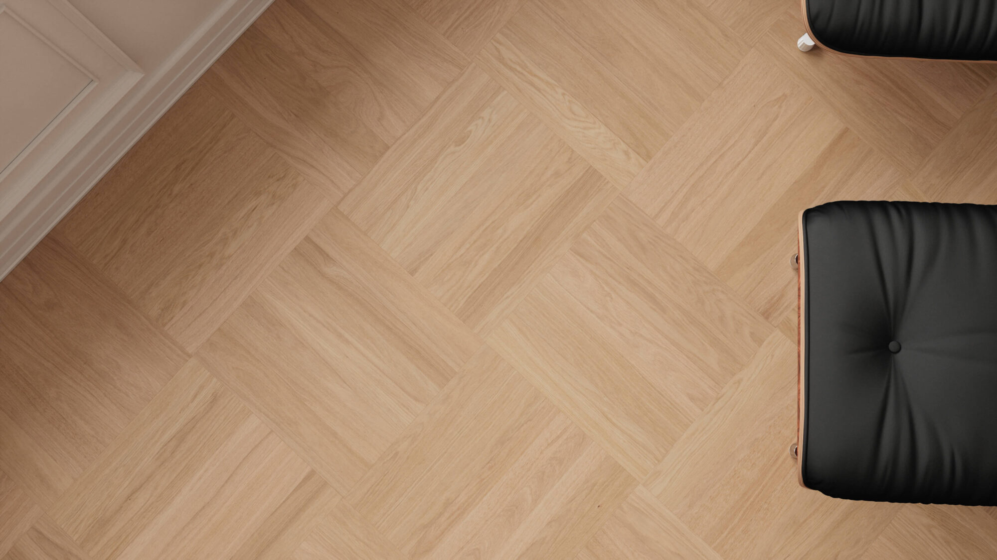 Seamless Oak Wood Mosaic Floor Texture