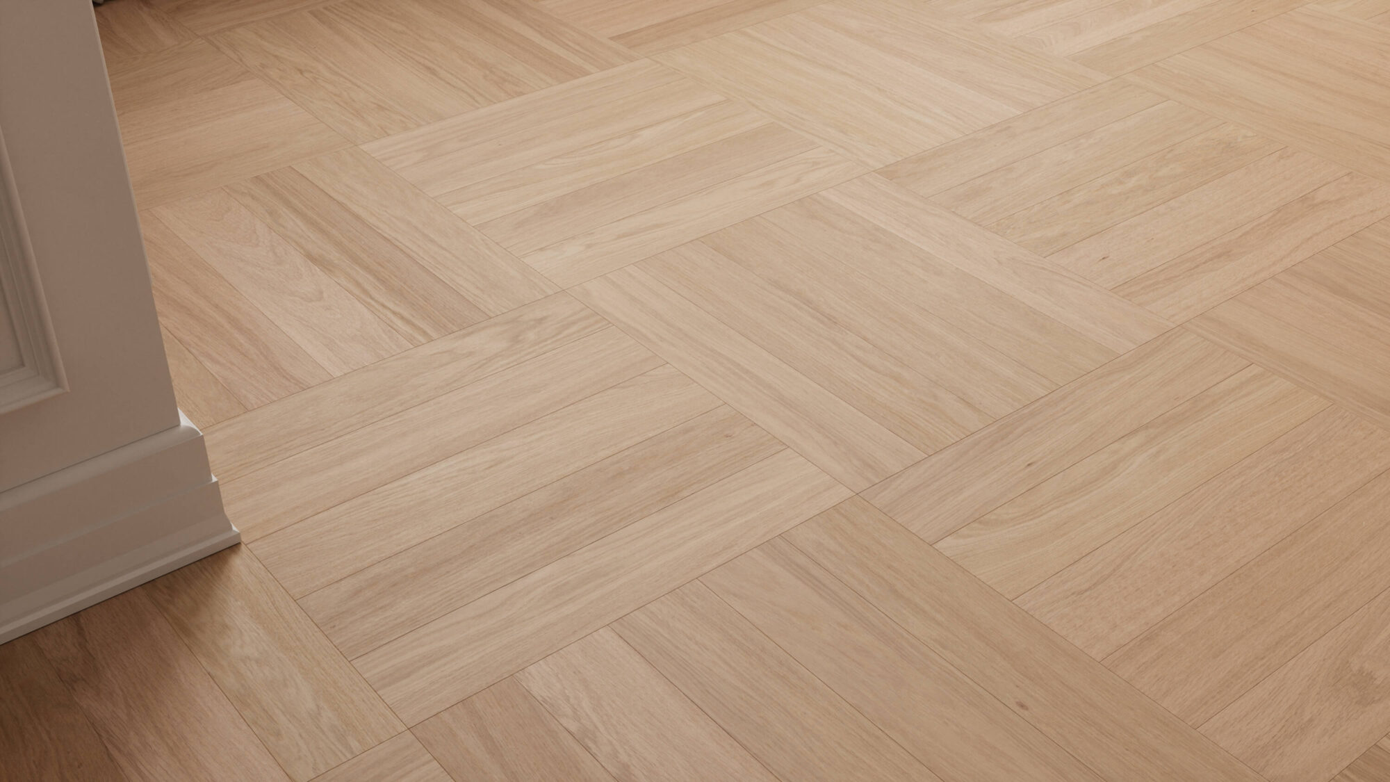 Seamless Oak Wood Mosaic Floor Texture