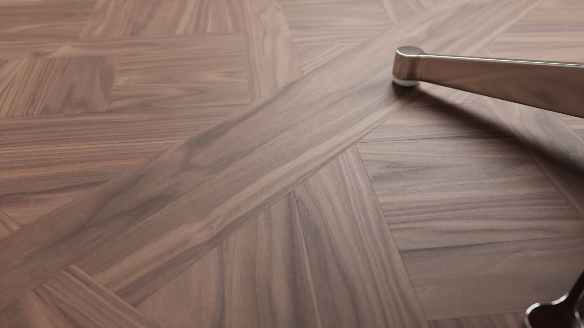 Seamless Walnut Wood Versailles Floor Texture