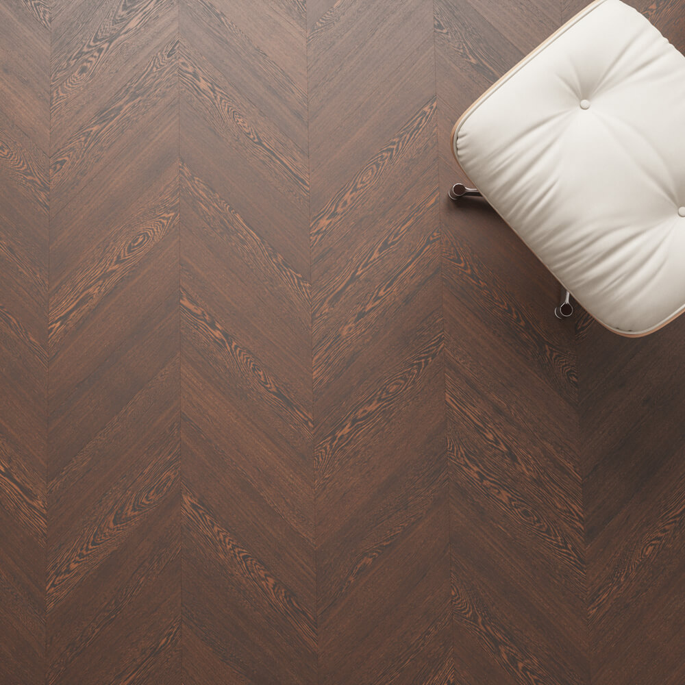 High Resolution Seamless Wenge Chevron Floor Texture 9699