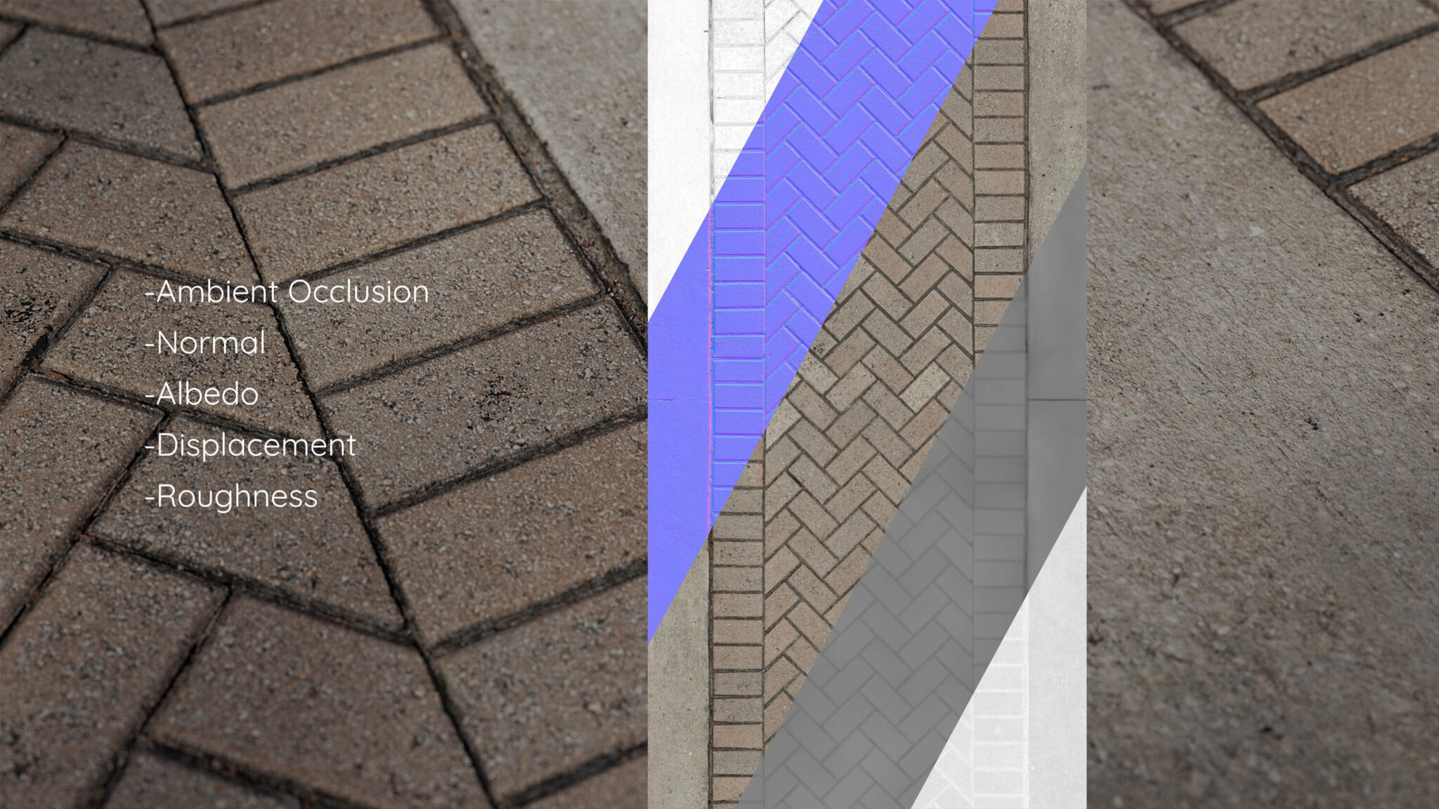 Seamless Sidewalk Texture | Materials of the World