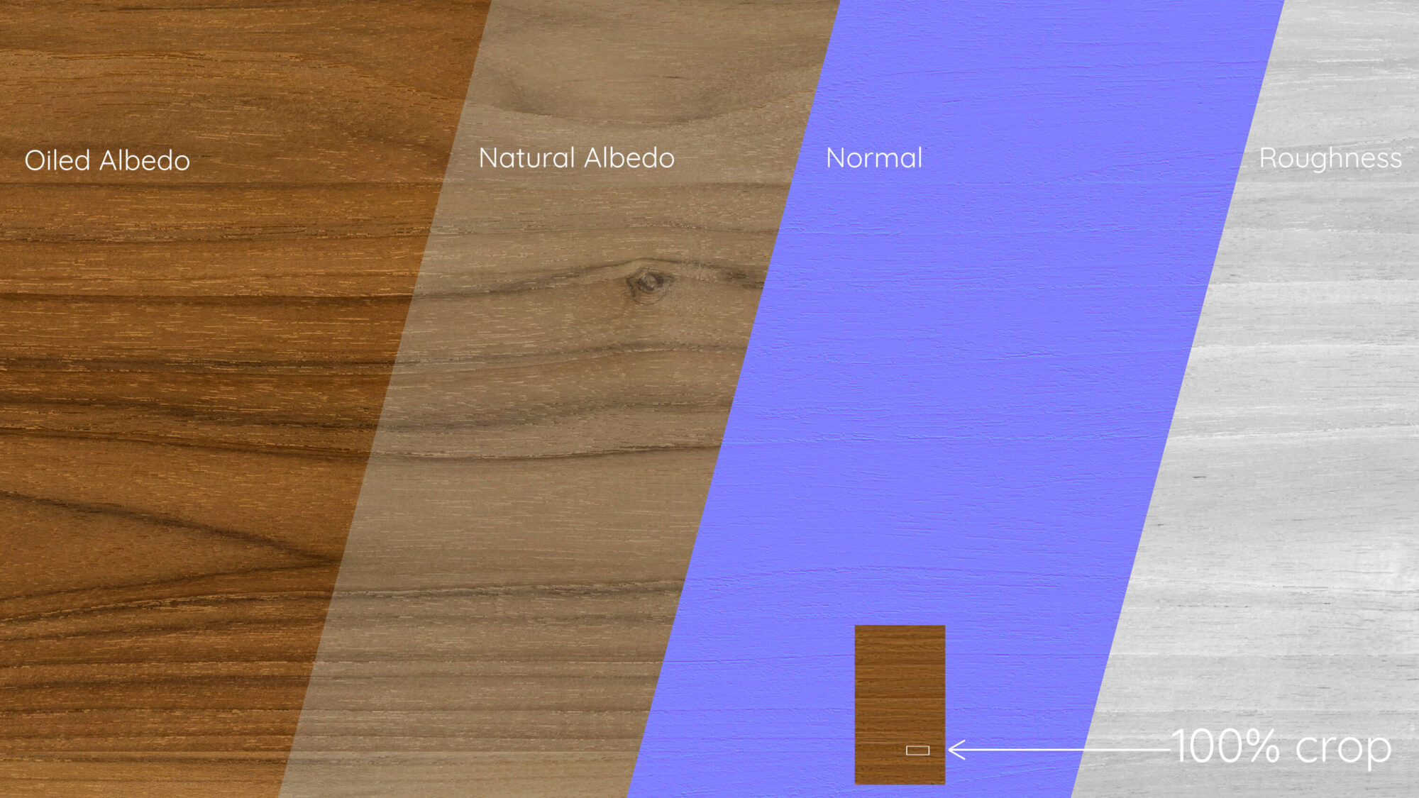 Seamless Teak Wood Veneer Texture