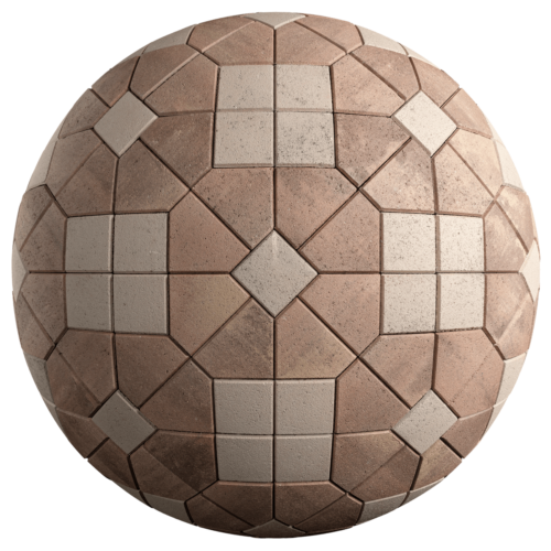 Seamless Brick Pavement Texture