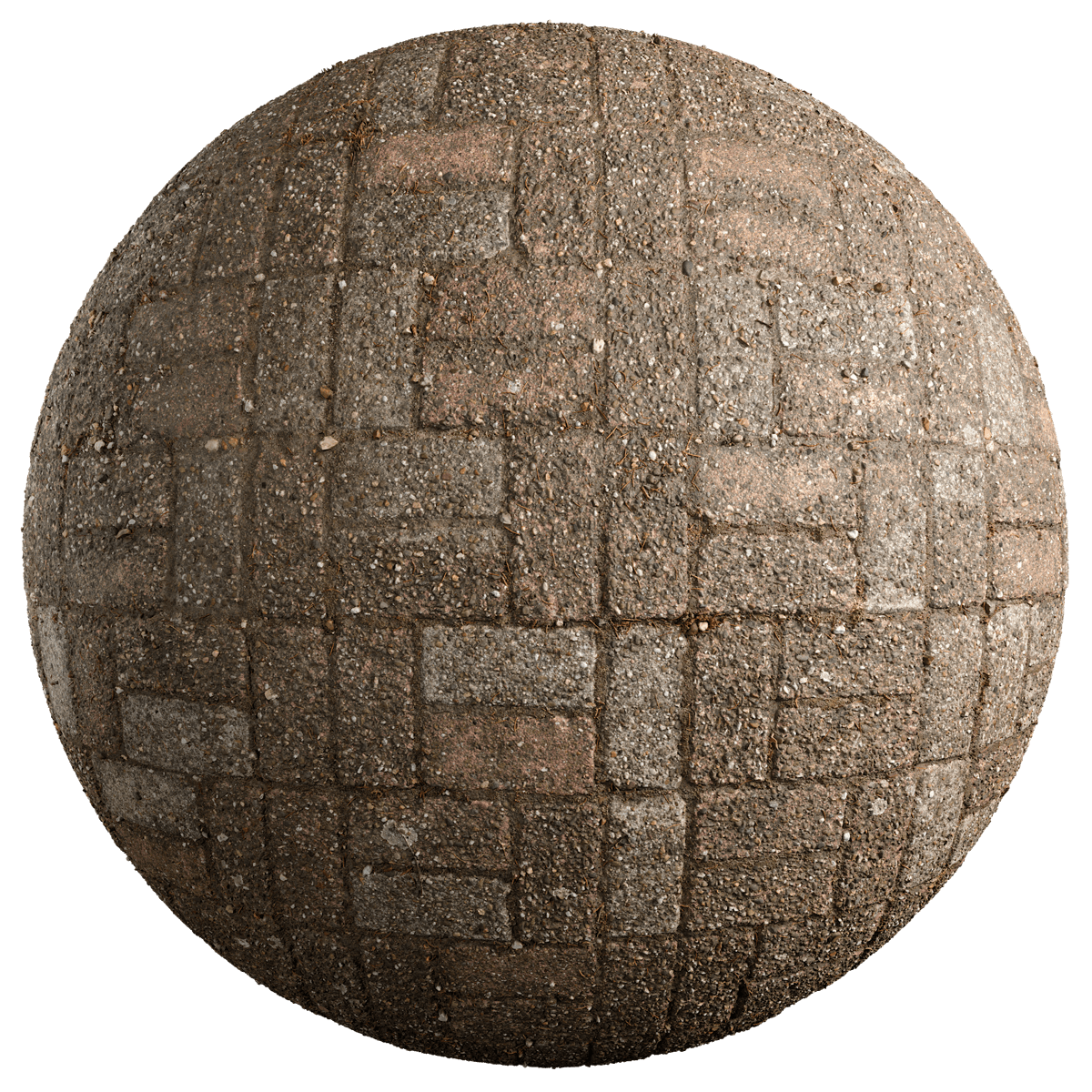 Seamless Brick Pavement Texture