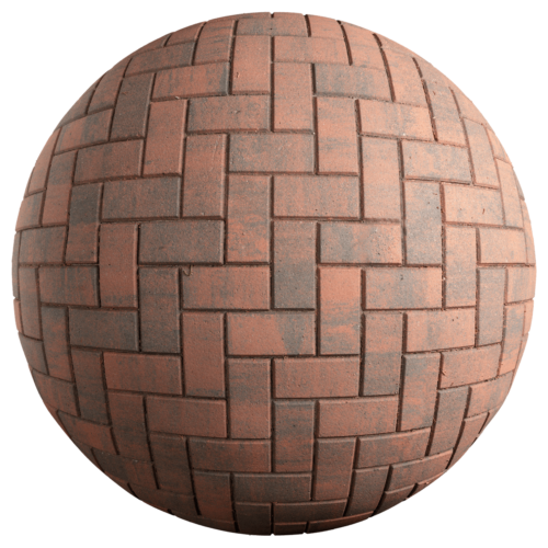 Seamless Brick Pavement Texture