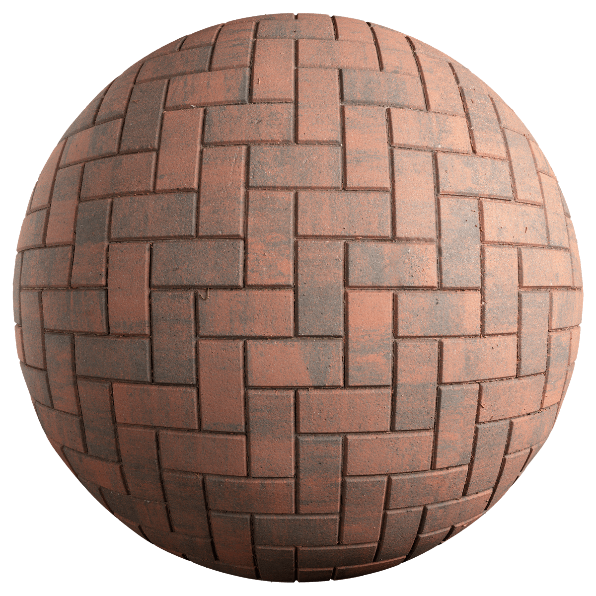 Seamless Brick Pavement Texture
