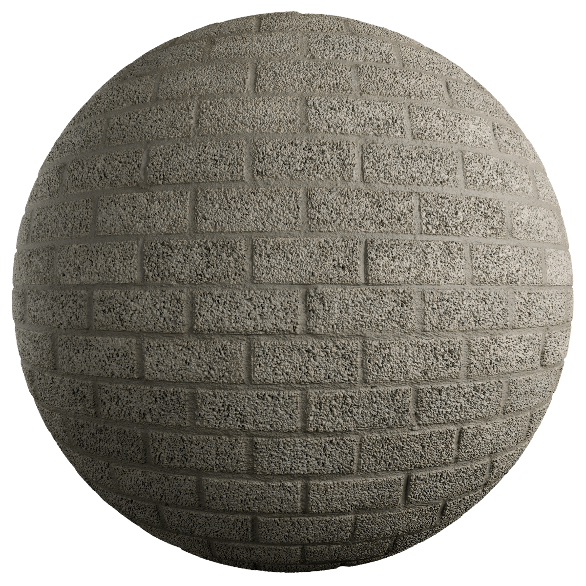 Concrete Block Wall 01 Seamless PBR Texture