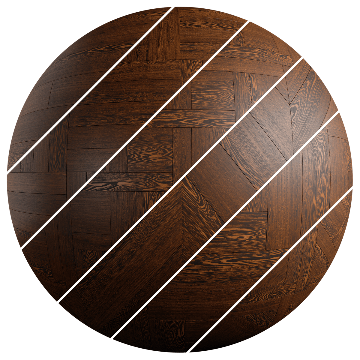 Seamless Wenge Wood Floor Texture