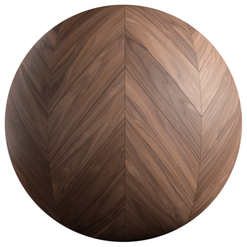 Seamless Walnut Wood Chevron Floor Texture