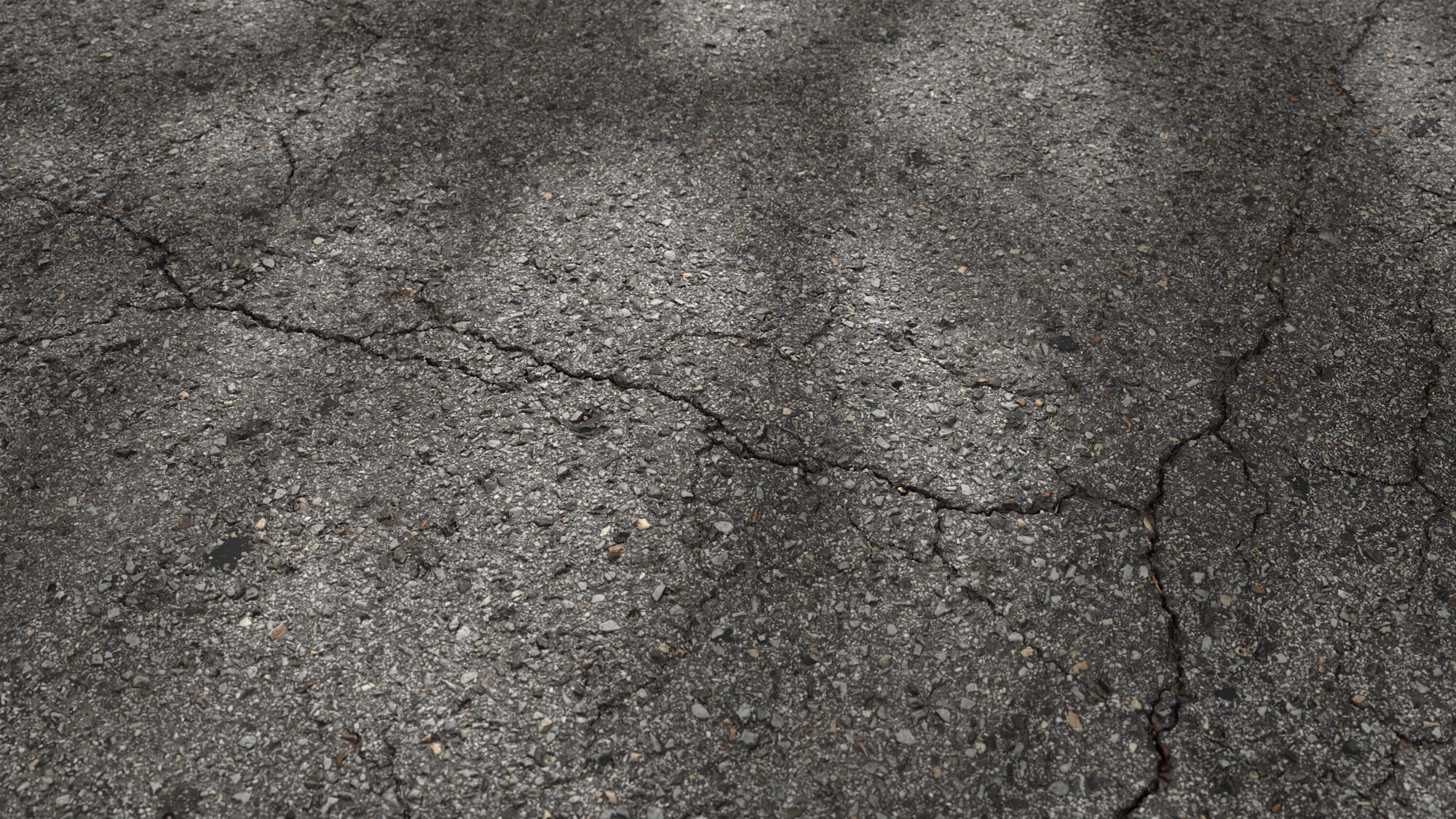 Seamless Cracked Asphalt Texture