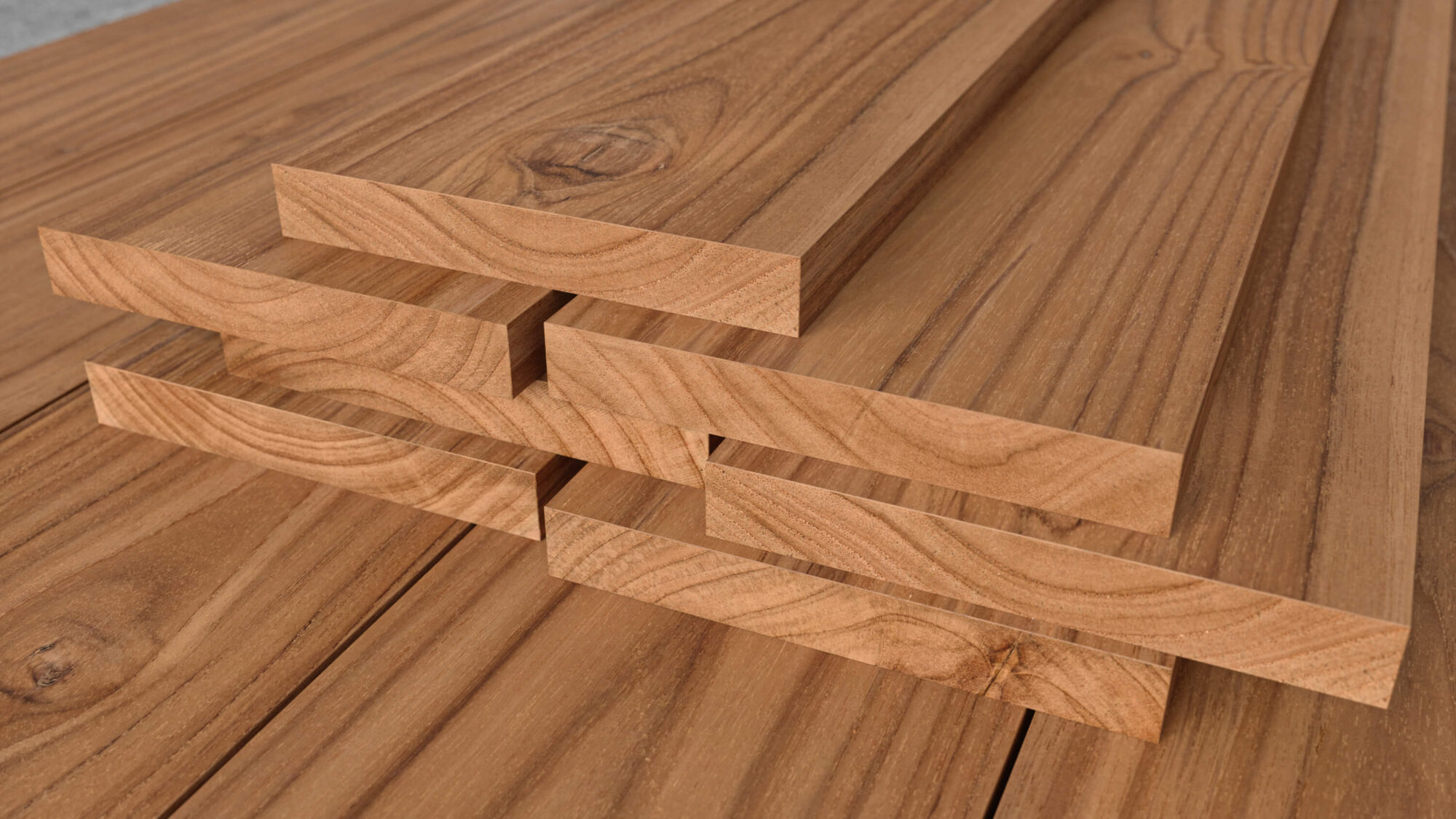 Seamless Teak Wood End Grain Texture