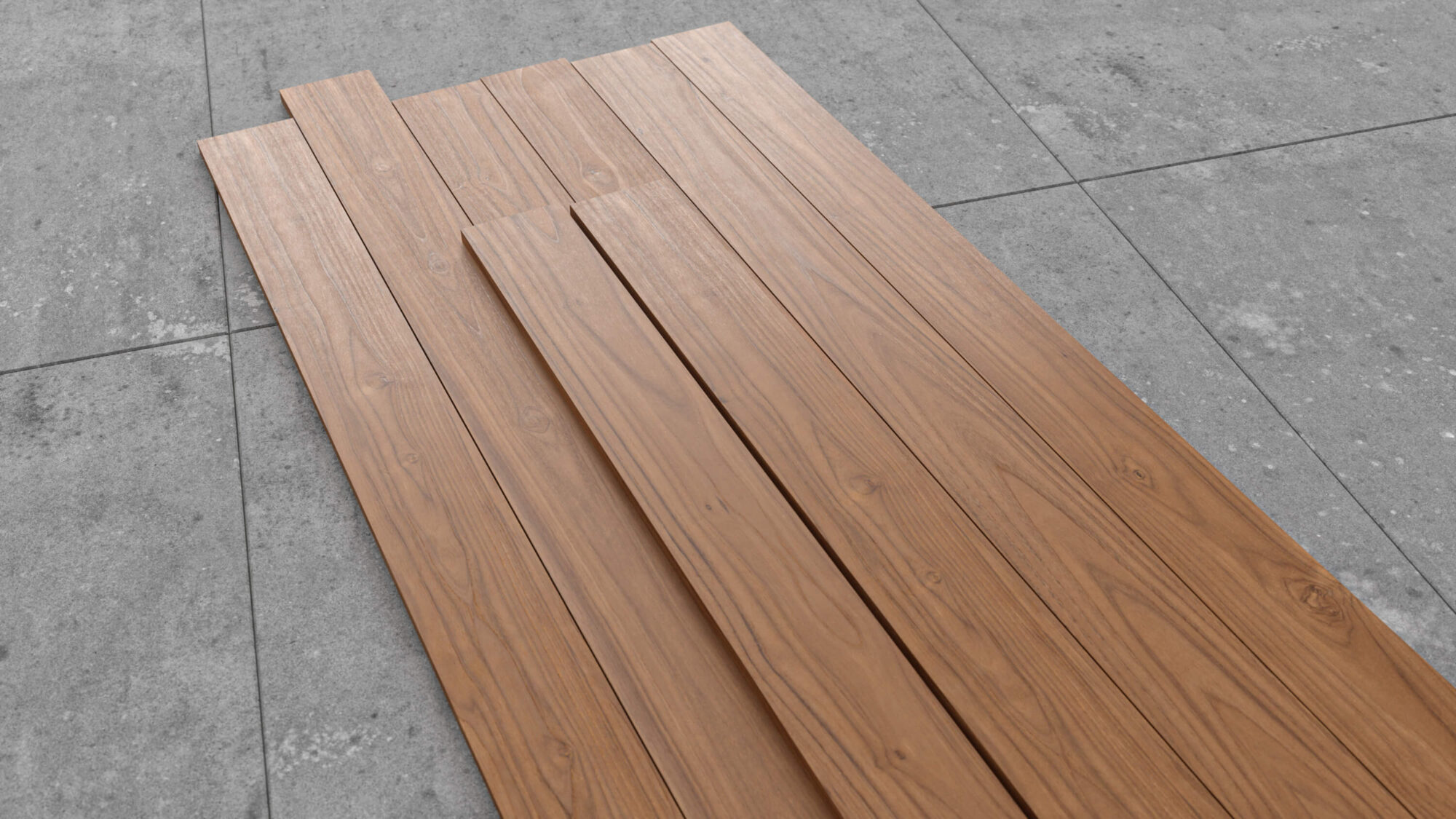 Seamless Teak Wood Texture