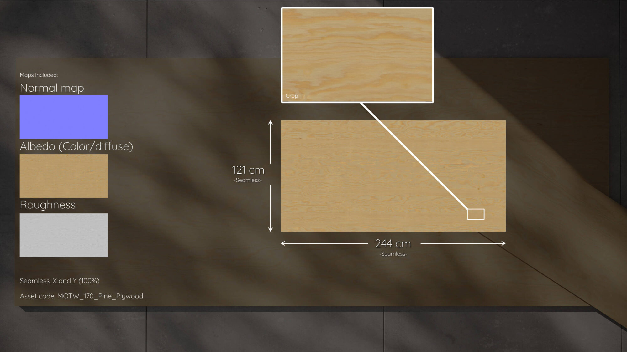 Seamless Pine Wood Texture