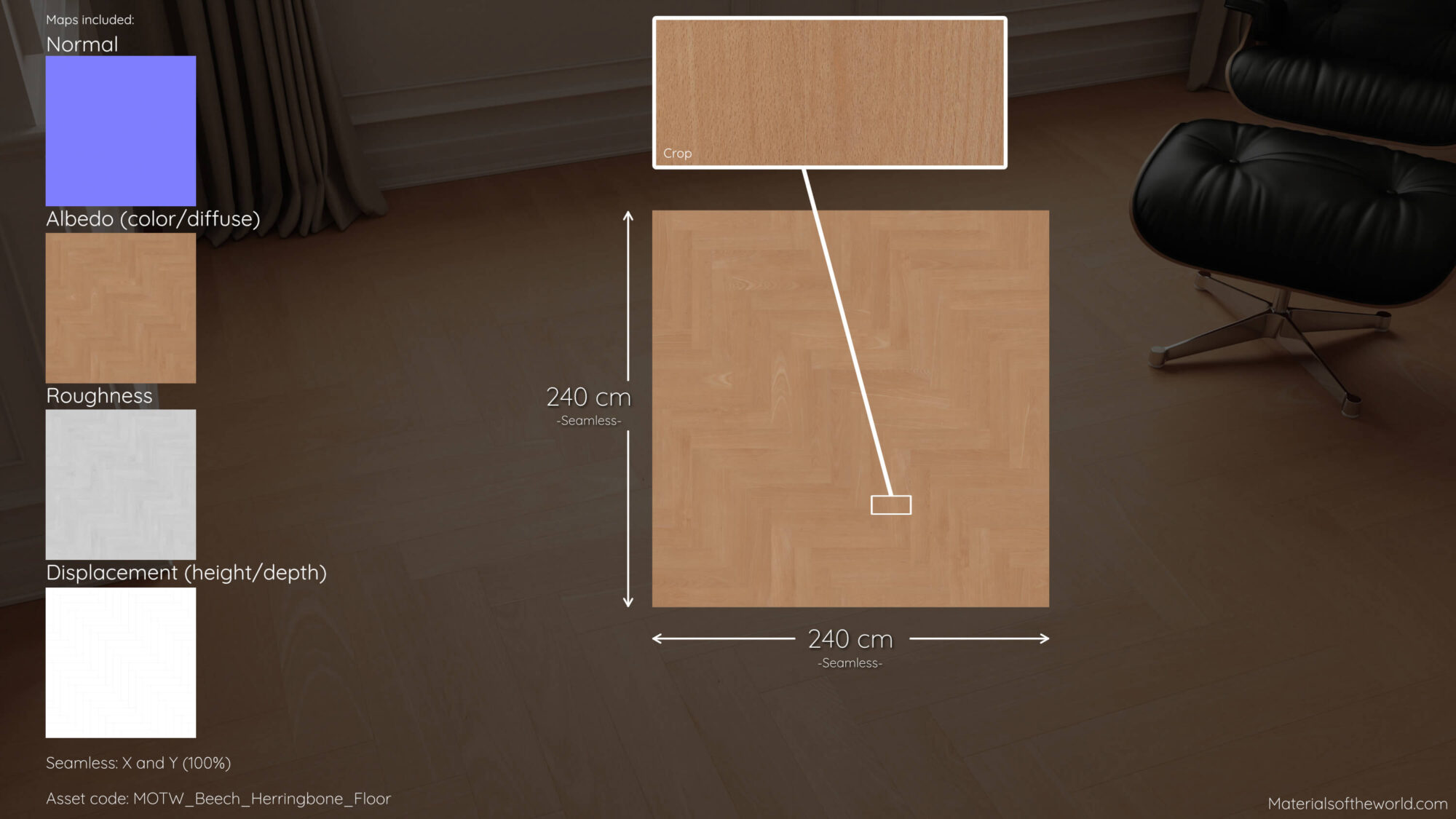 Seamless Beech Wood Floor Texture