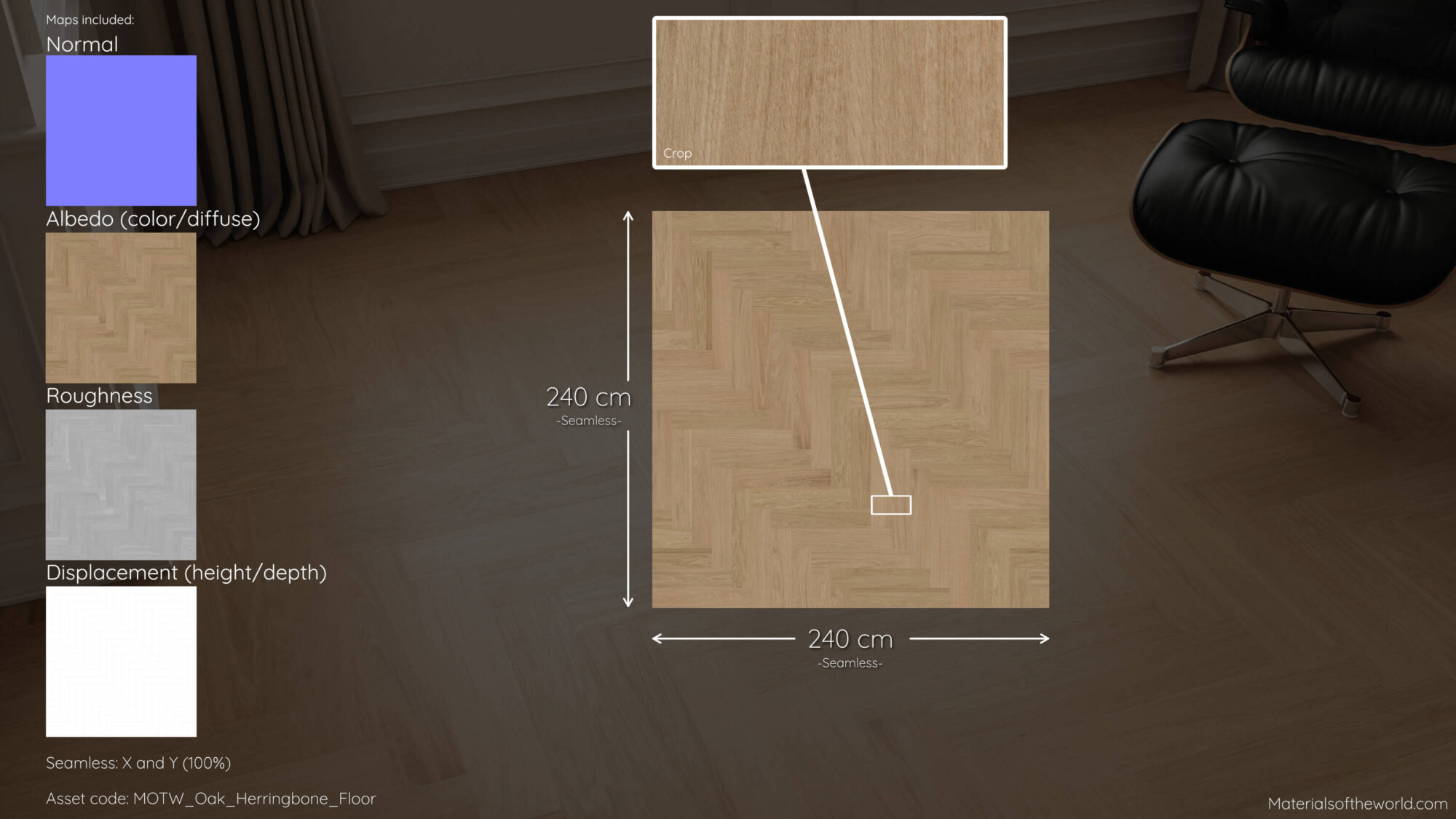 Seamless Oak Wood Floor Texture