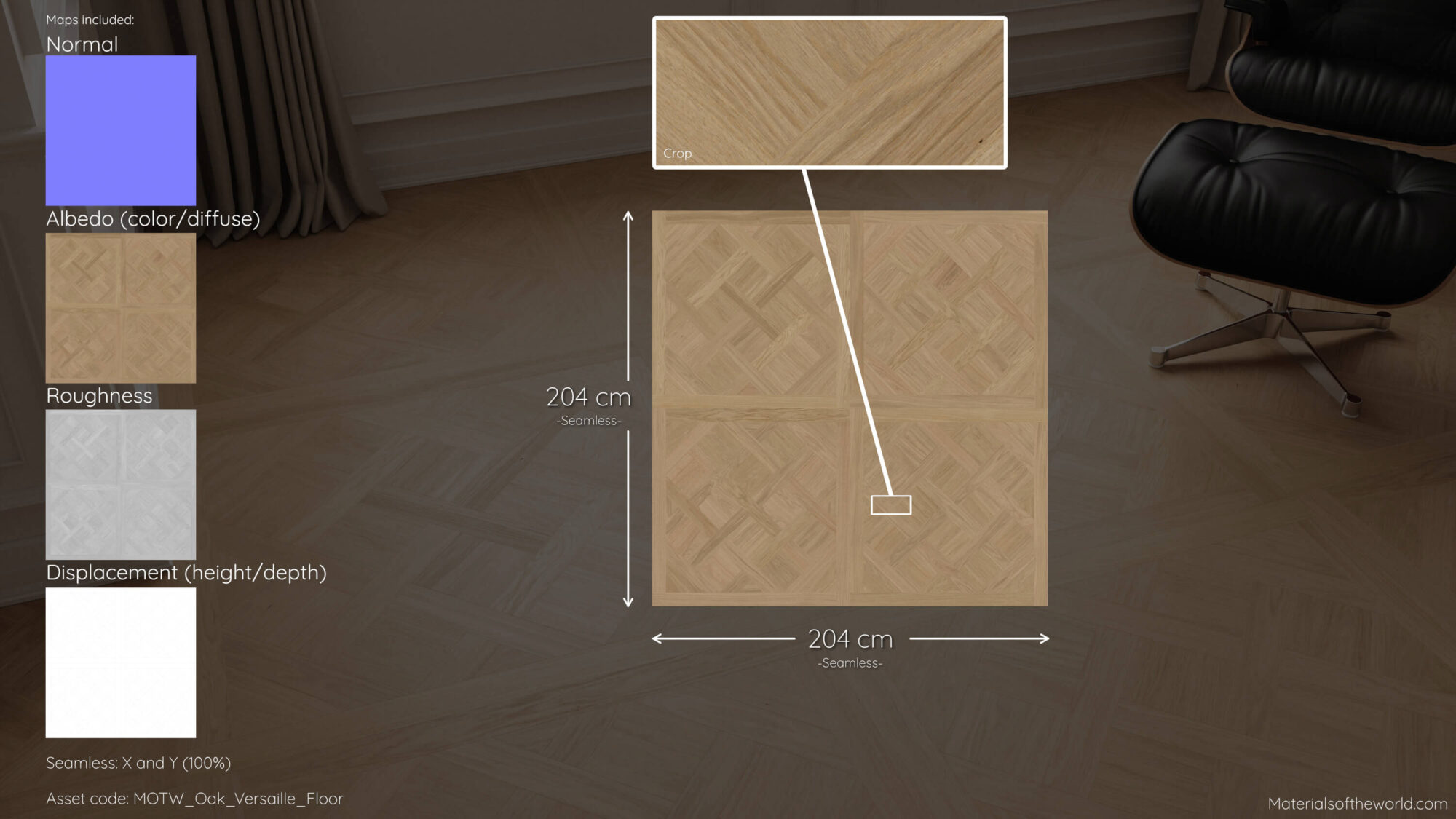 Seamless Oak Wood Floor Texture