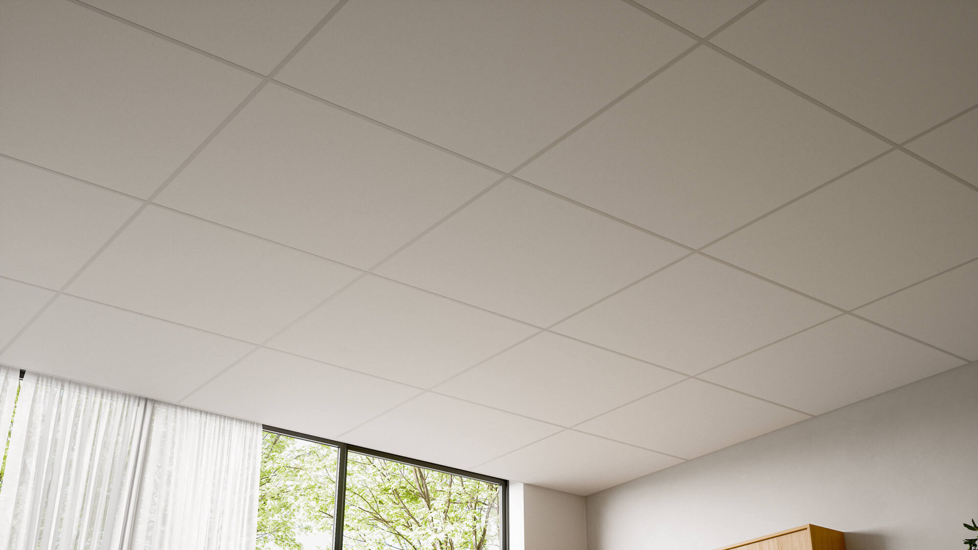 Seamless Suspended Ceiling Texture