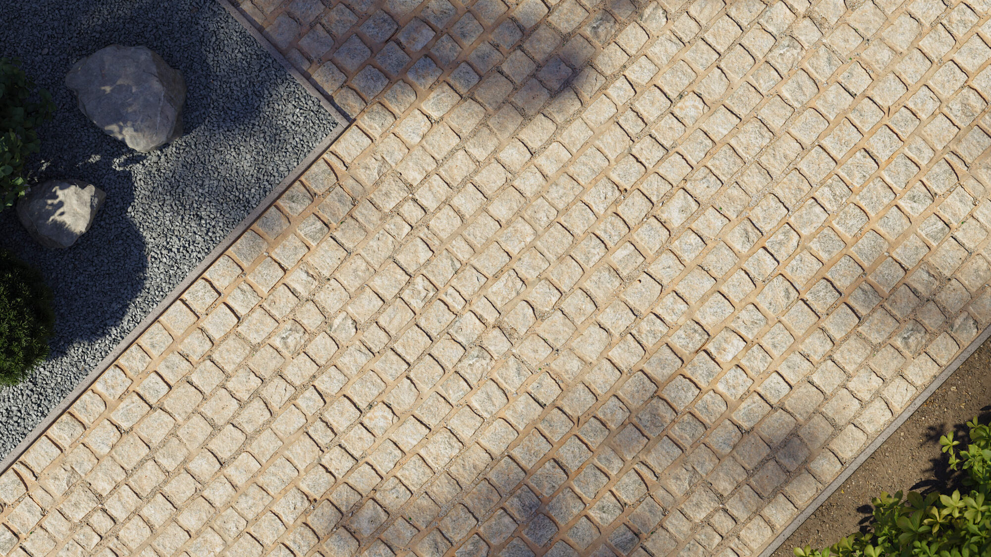 Seamless Cobblestone Floor Texture